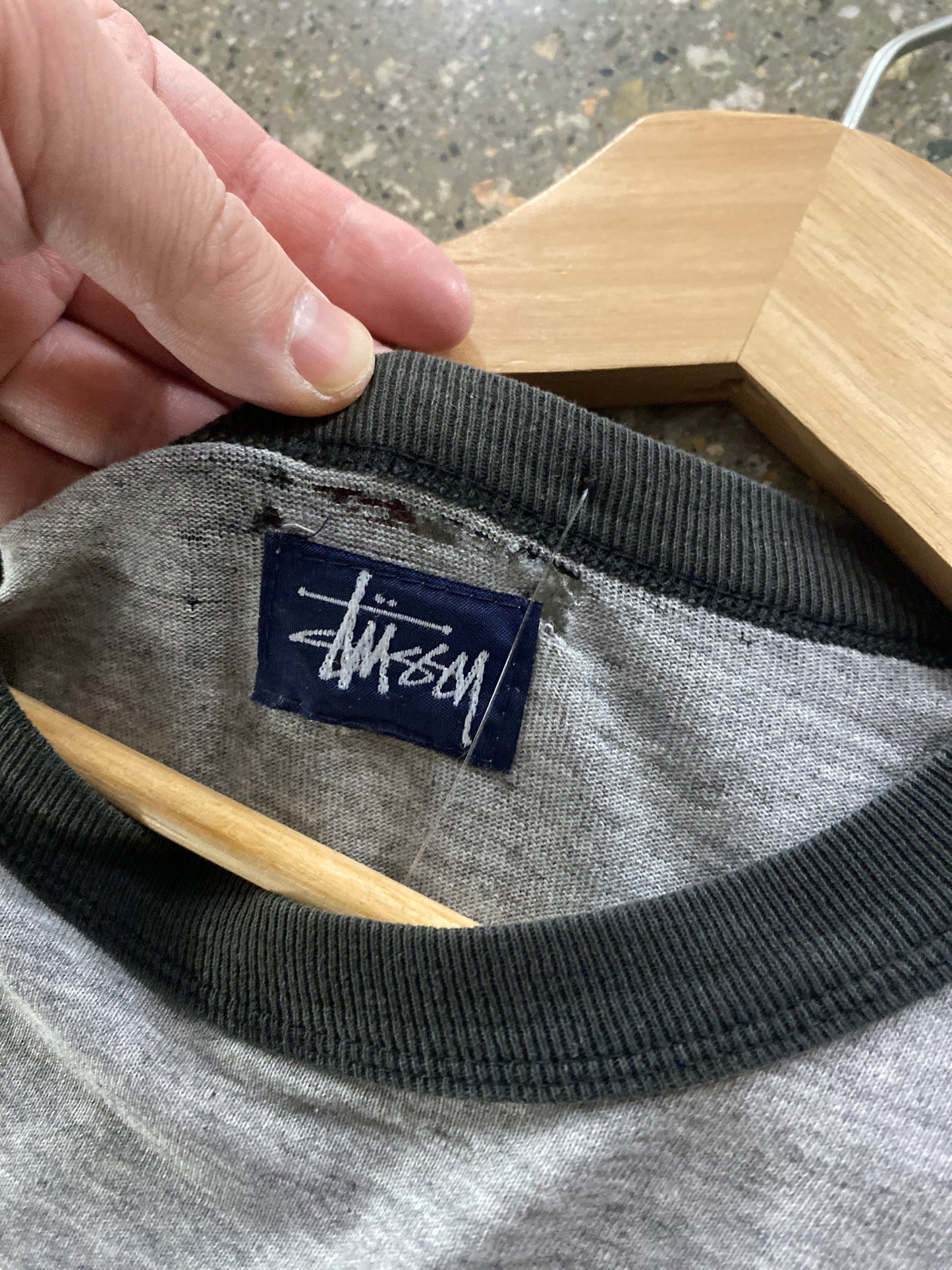 (M/L) (theerzy.co) 1990s Stussy RInger (as is)
