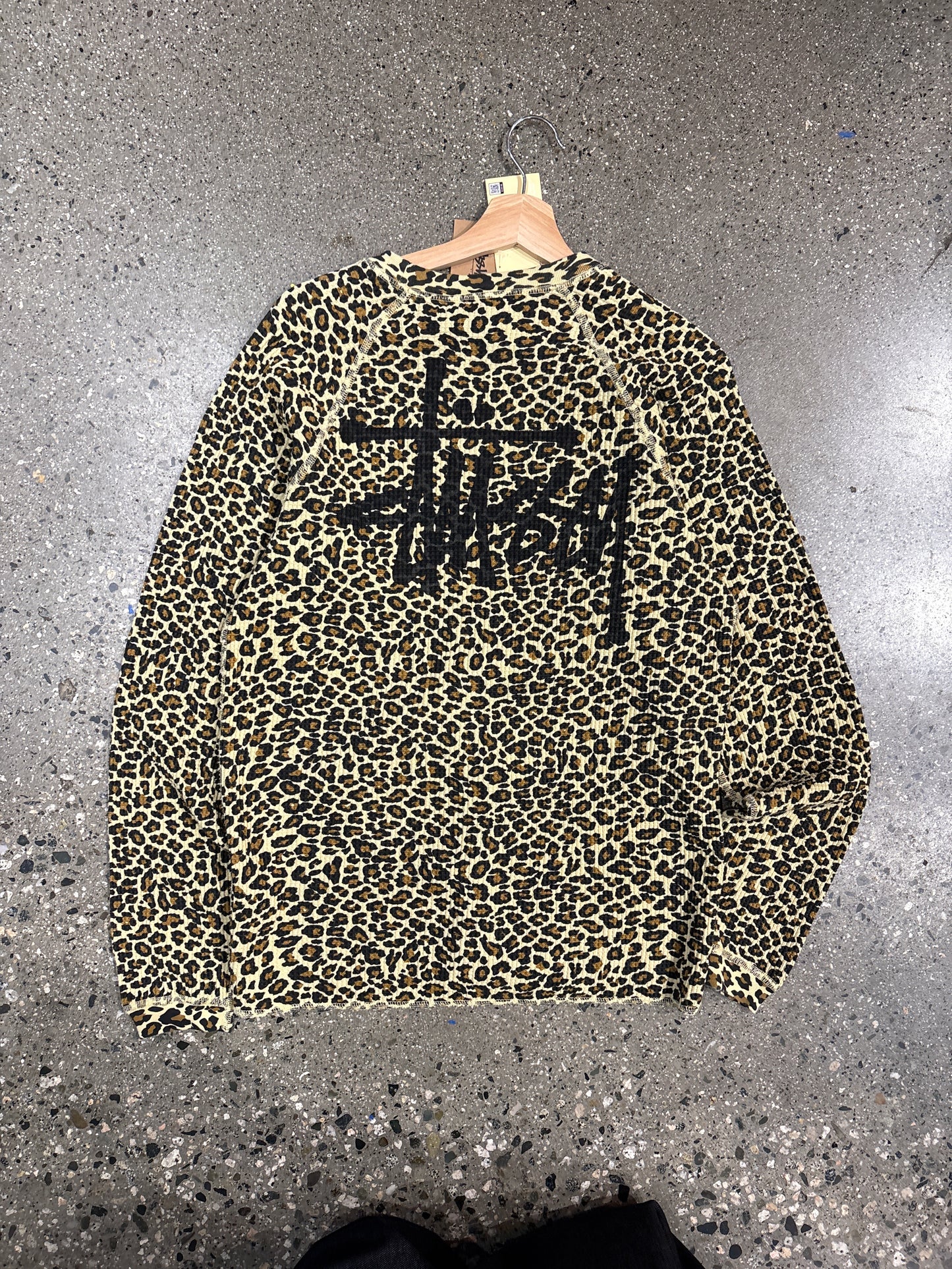 Cheetah Stussy Thermal Waffle knit and Camo