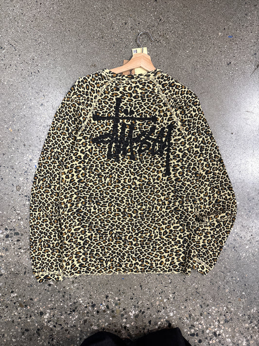 Cheetah Stussy Thermal Waffle knit and Camo