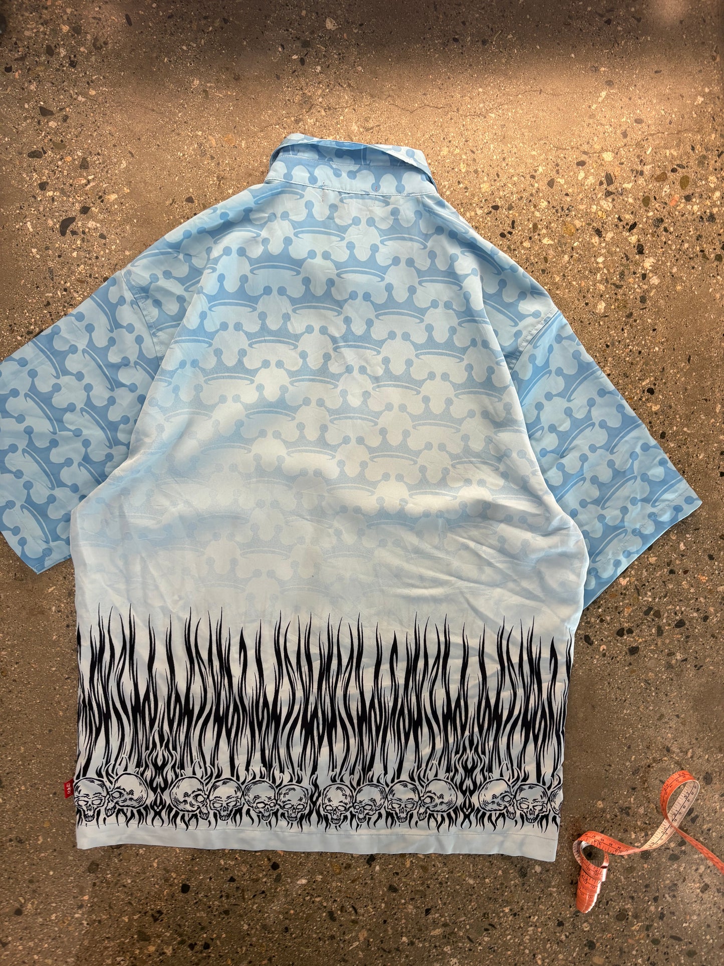 (L/XL) JNCO Flame Button up