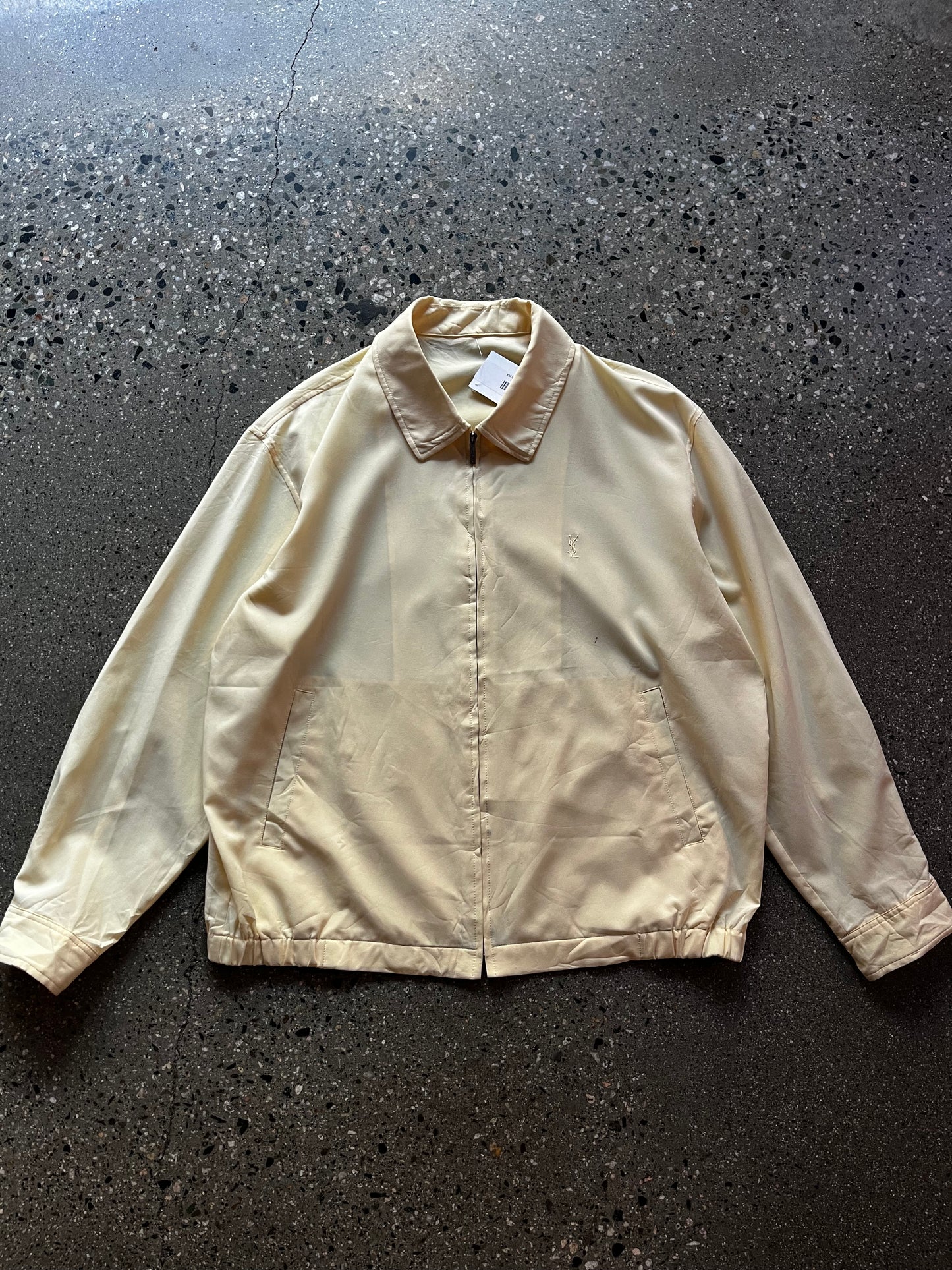 YSL light zip Cropped Harrington