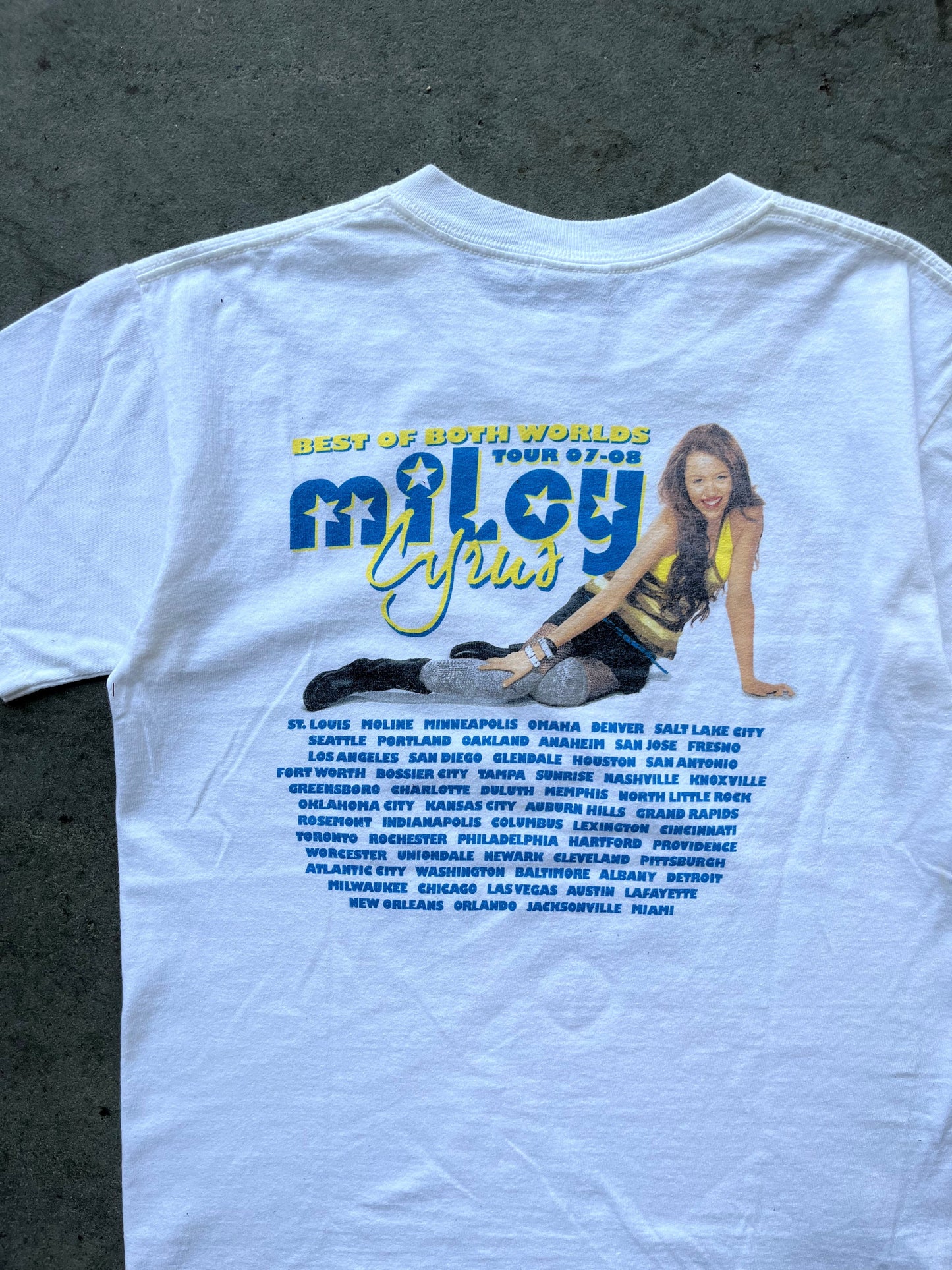 ~ (S) 2007 Miley Cyrus Best of Both Worlds Tee