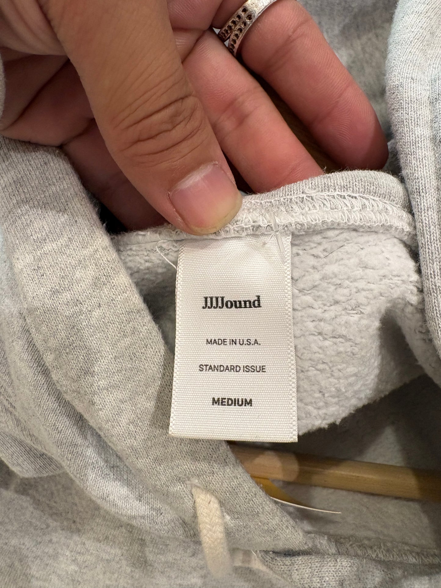 (M) JJJOUND Hoodie Sweatpants Set - Grey
