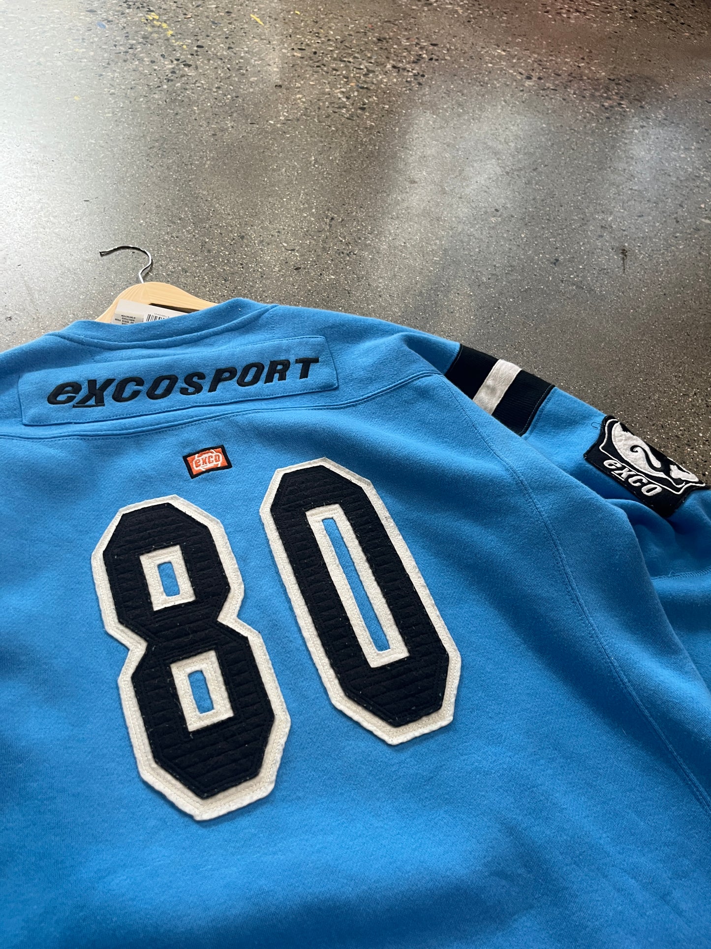 (L/XL) Blue Exco Sweatshirt Jersey