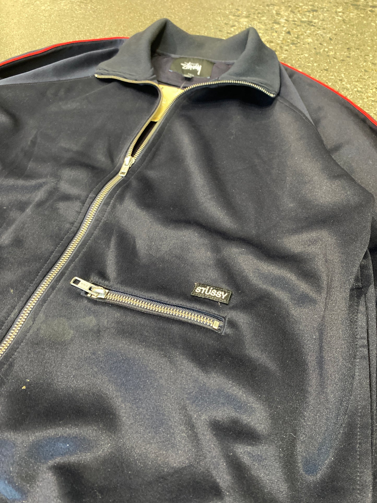 (M) Stussy Track Top