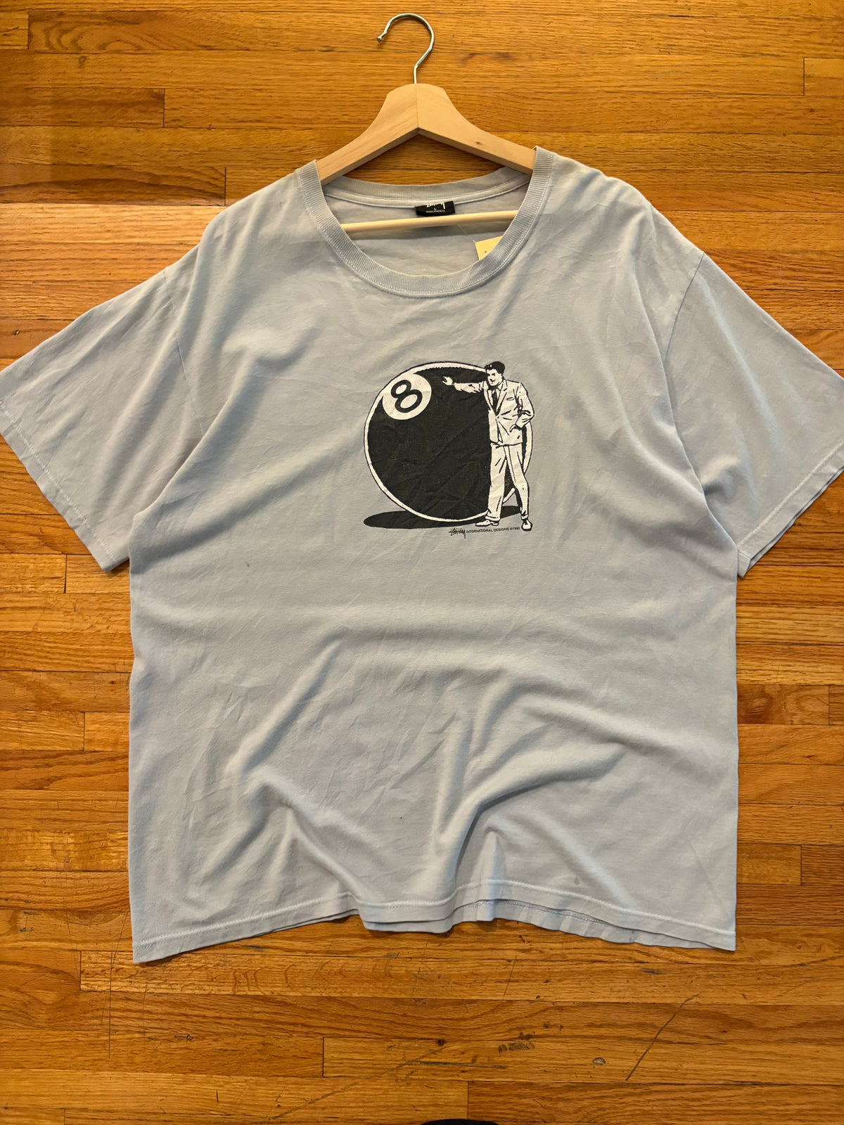 theerzy.co| (L) Stussy Man and 8Ball Tee