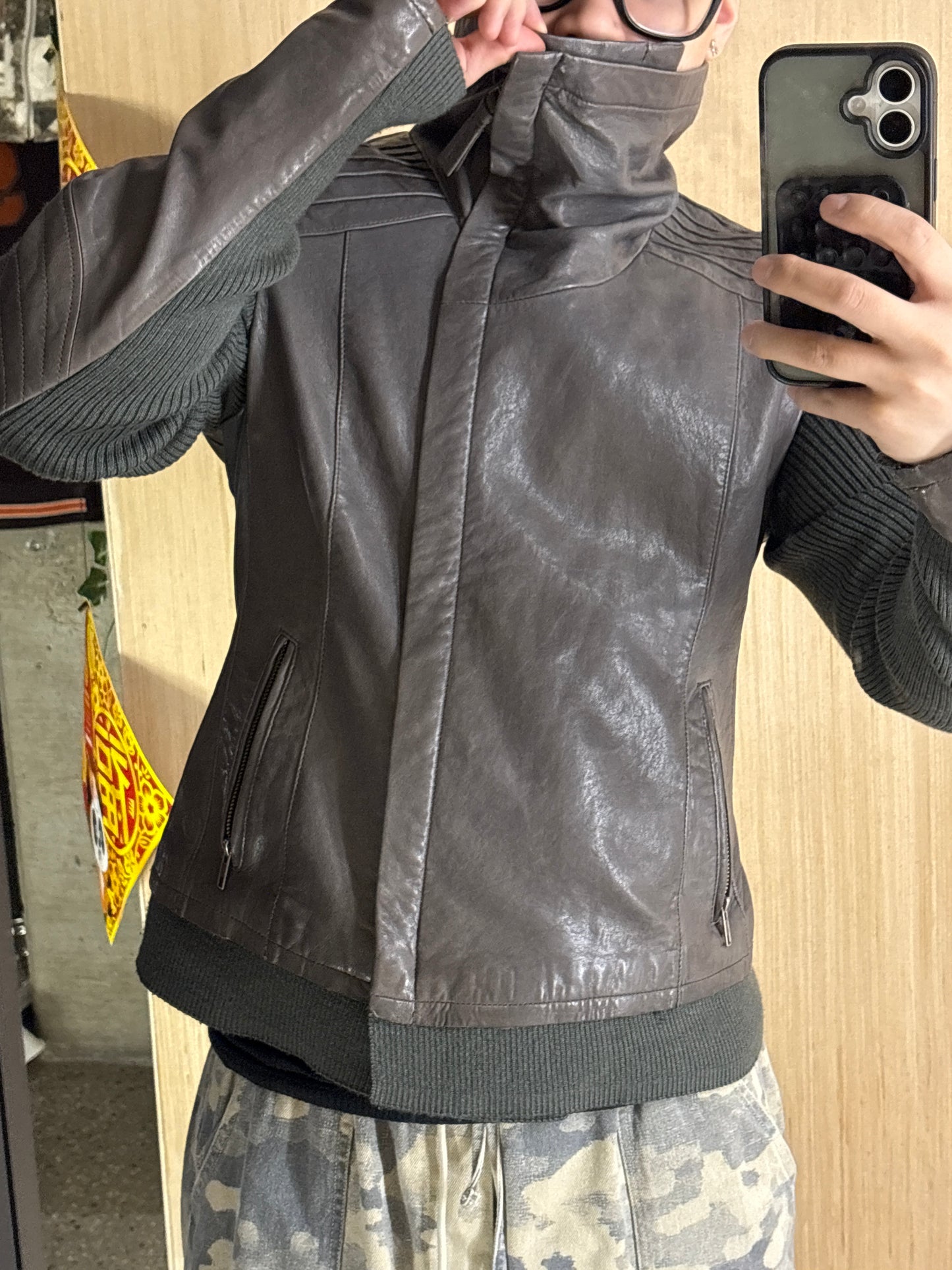 (S) Mackage Concealable Wrap Leather