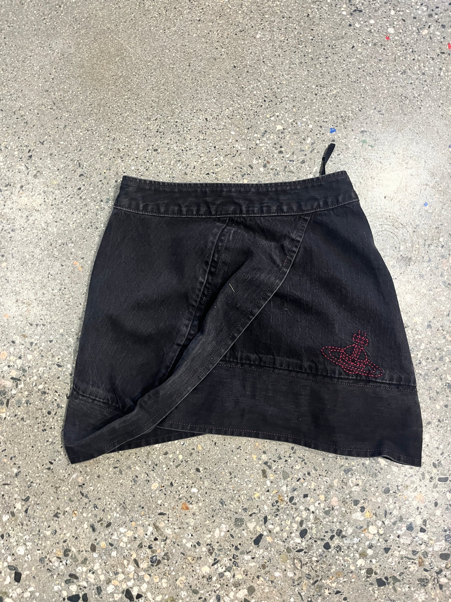 (Size 2) Vivienne Westwood Faded Black Skirt