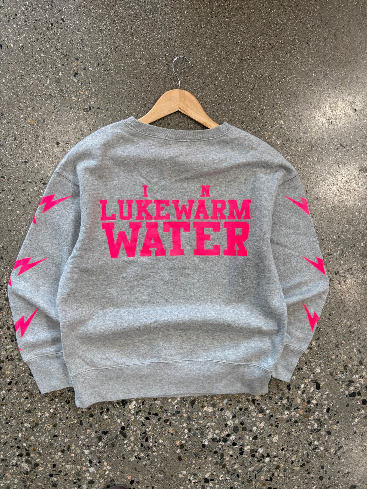 (S) 2007 Bape Neon Pink Crewneck