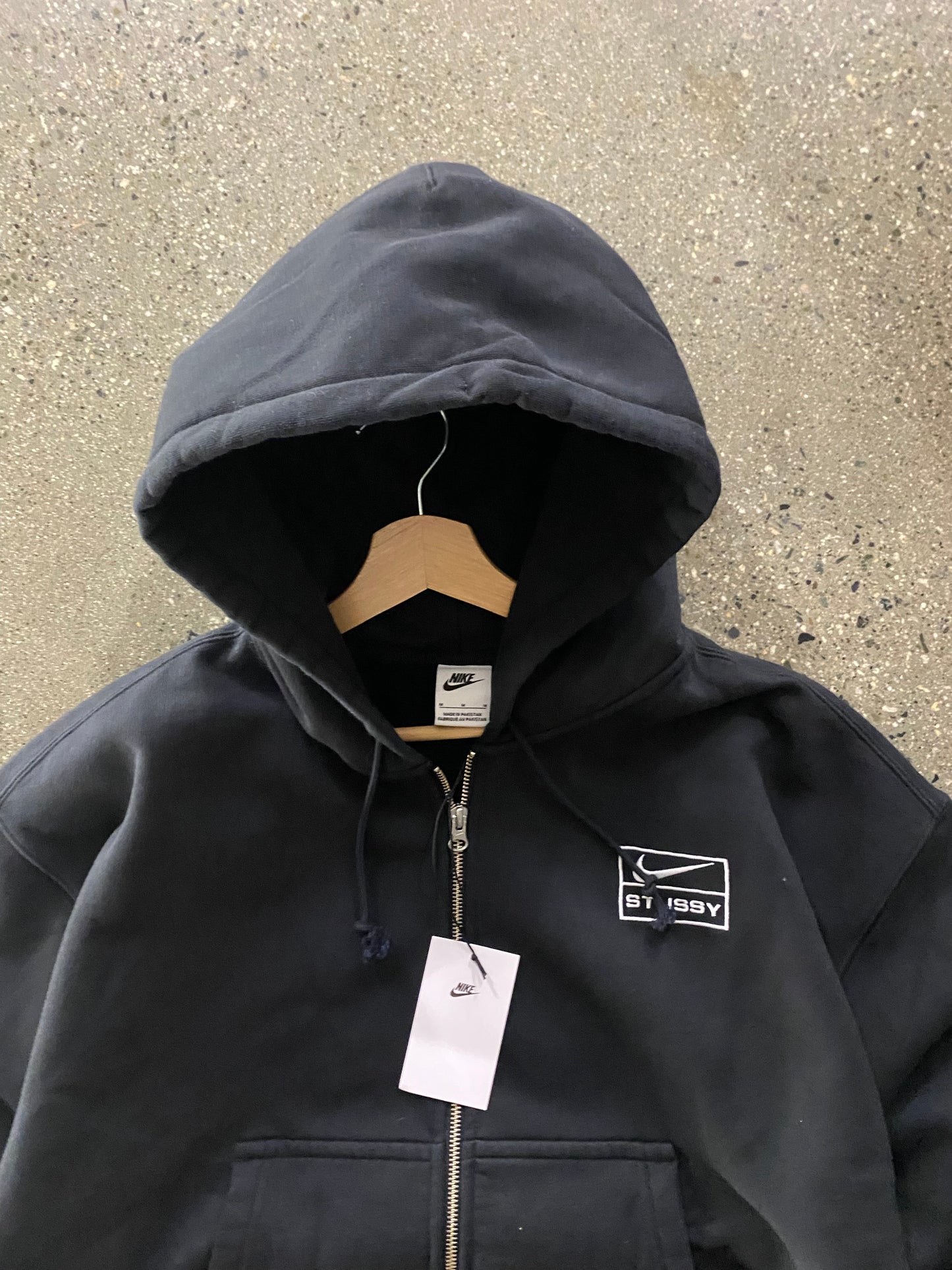 (M) Stussy x Nike Black Zip Hoodie BNWT