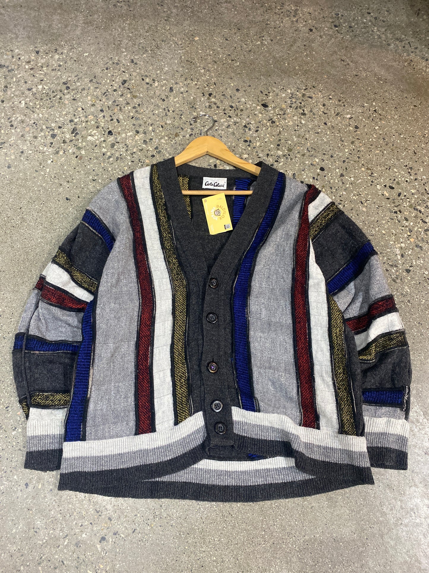 (L) Textured 3D Cardigan
