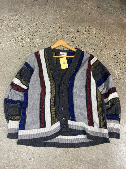 (L) Textured 3D Cardigan