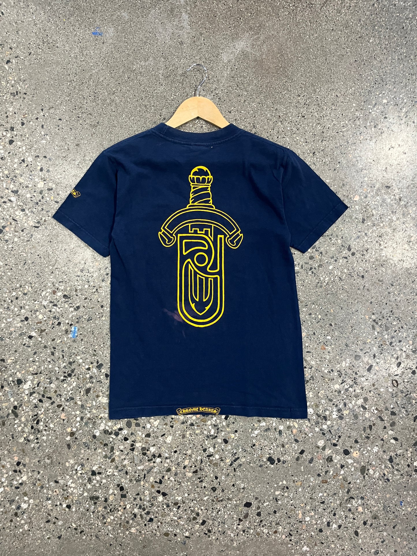 (S) 90s Chrome Hearts Exclusively for United Arrows Navy Tee