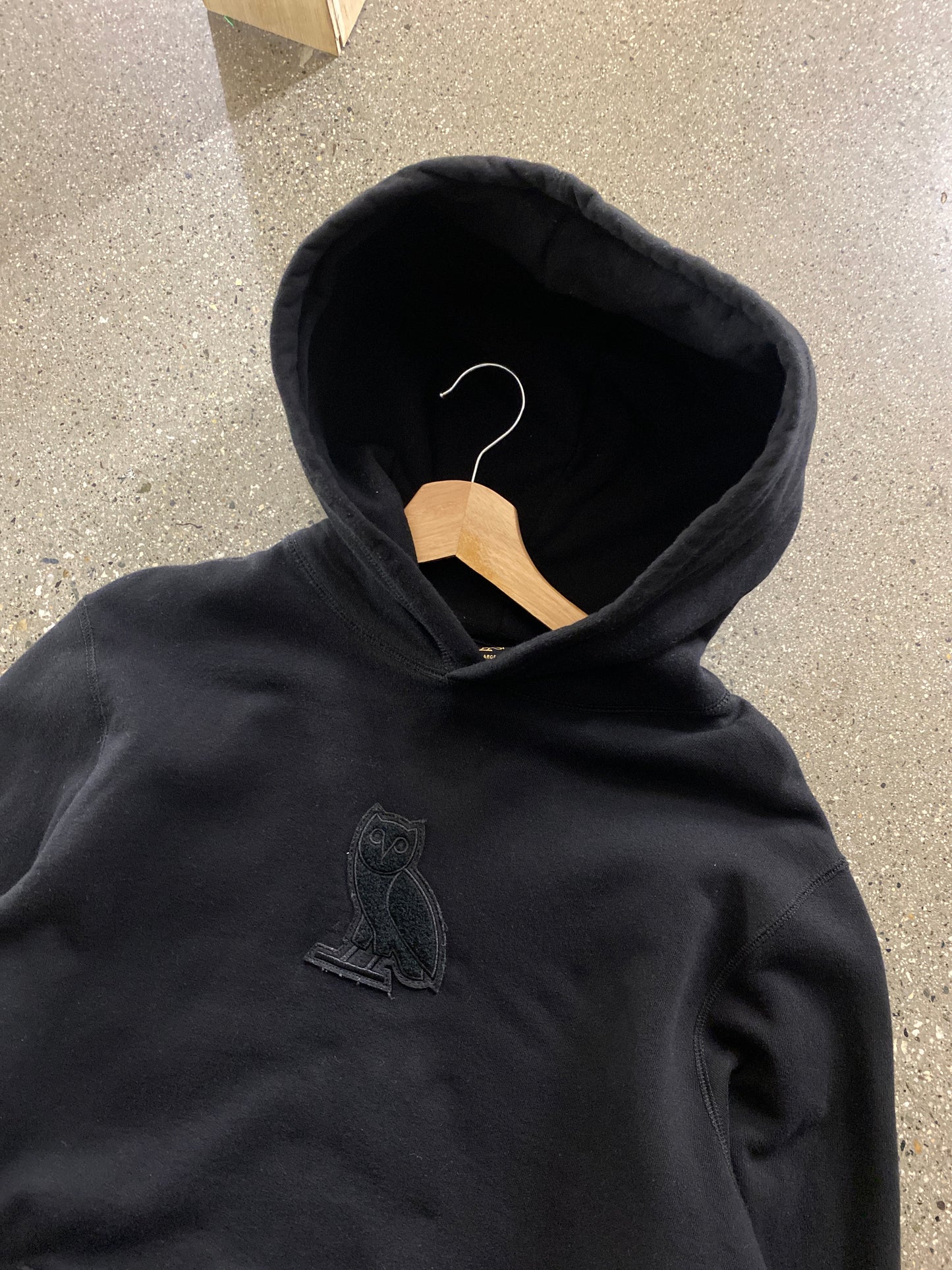 (L) Ovo Owl Black Hoodie