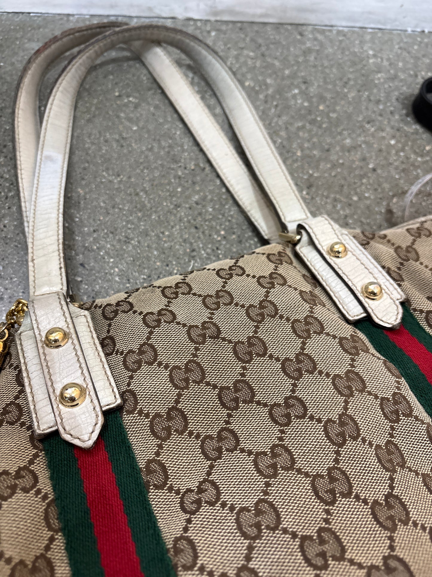 (OS) Gucci Sherry Line Tote Bag — (As is)