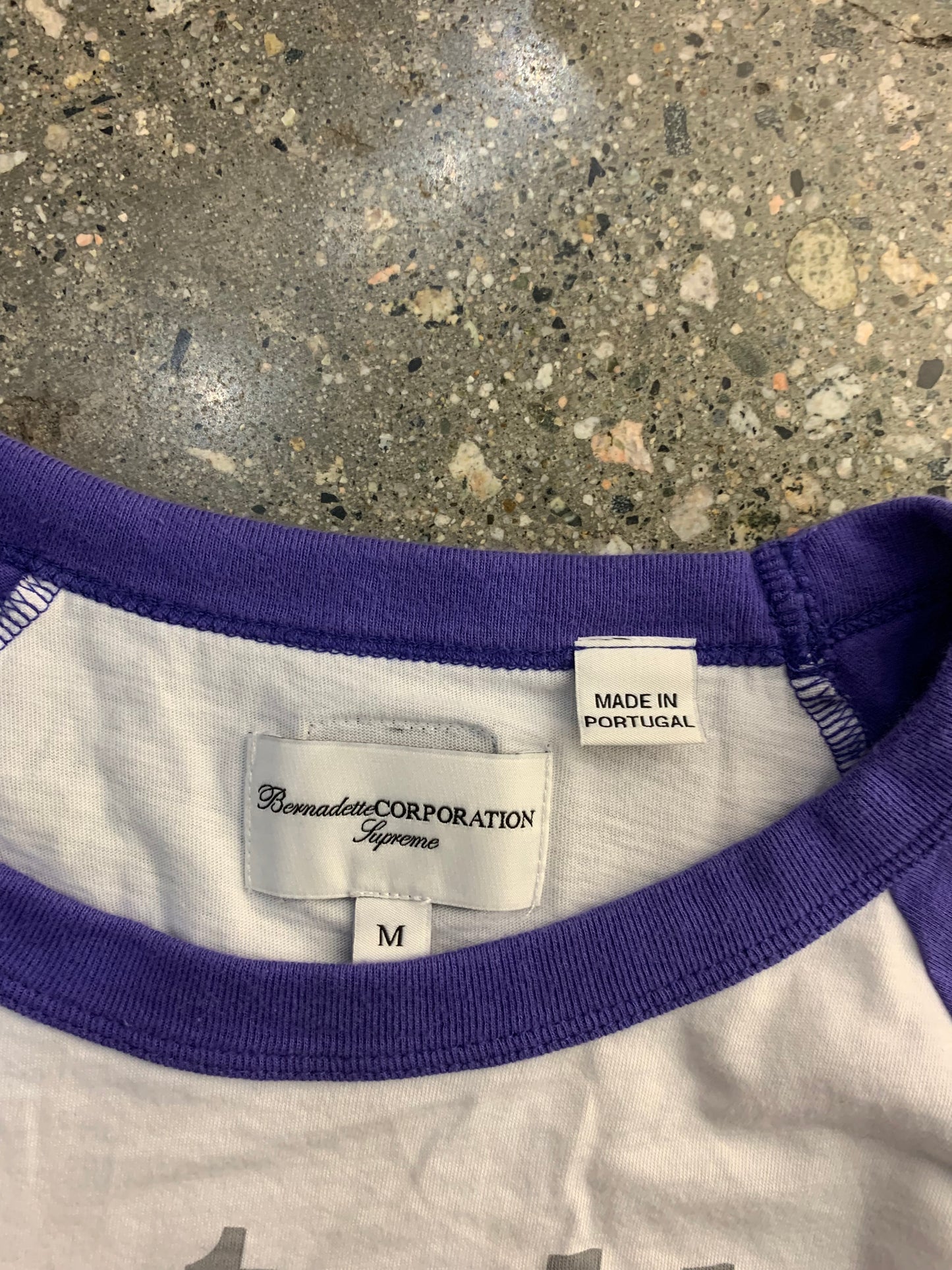 (M) Supreme Bernadette Corporation Baseball Tee