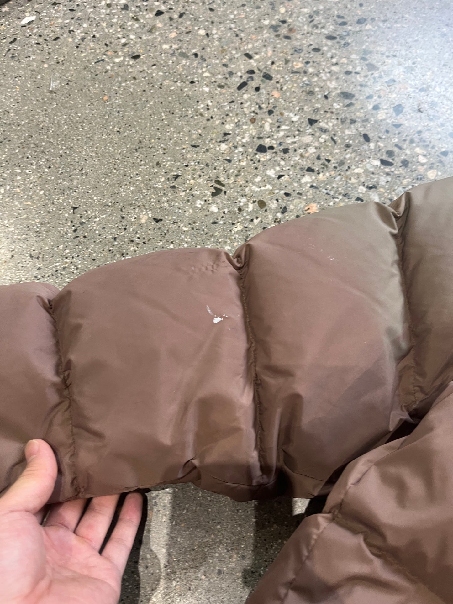 (S) North Face Brown 700 Nuptse
