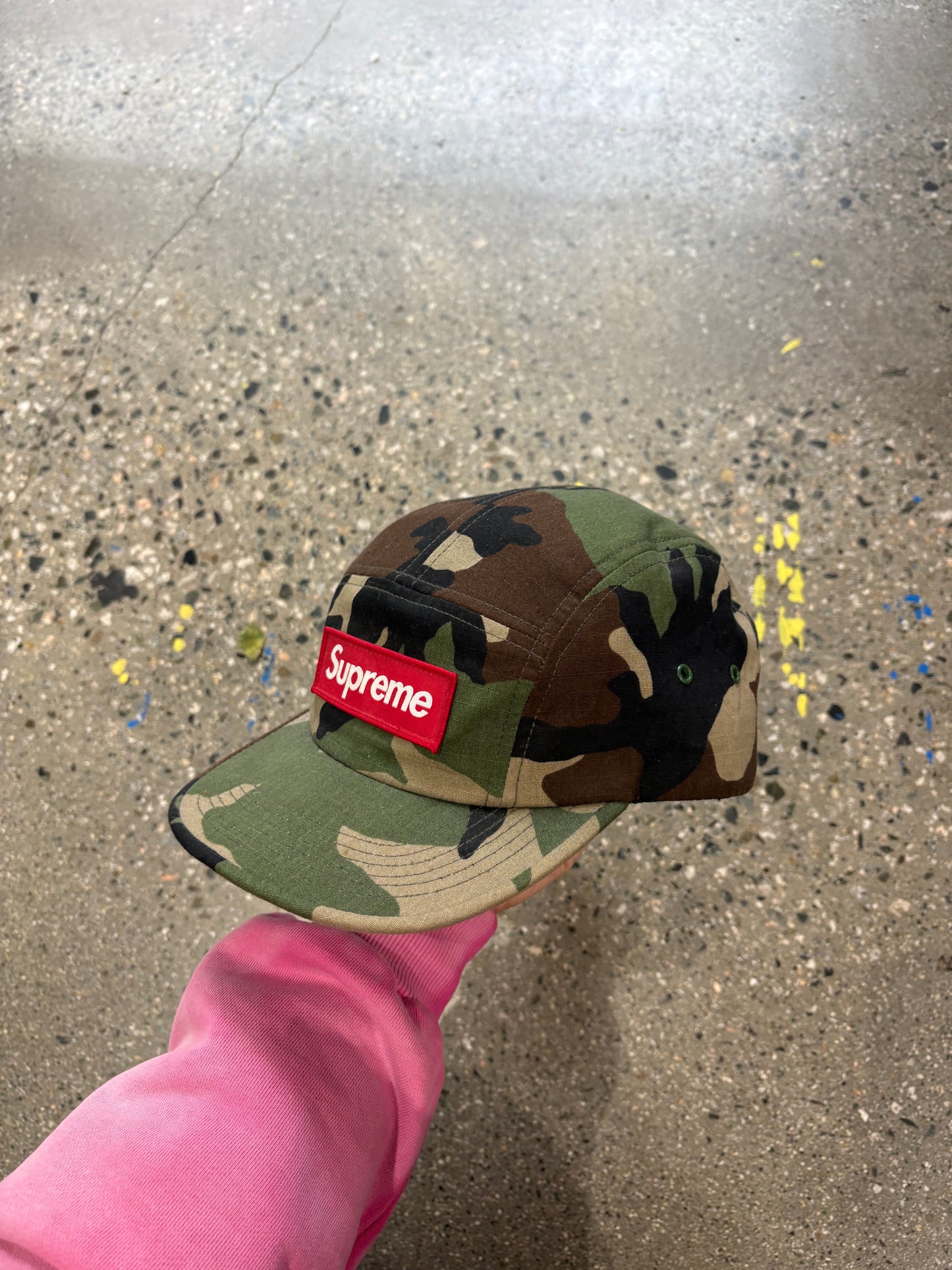 (OS) Supreme Ripstop Camo Camp Hat