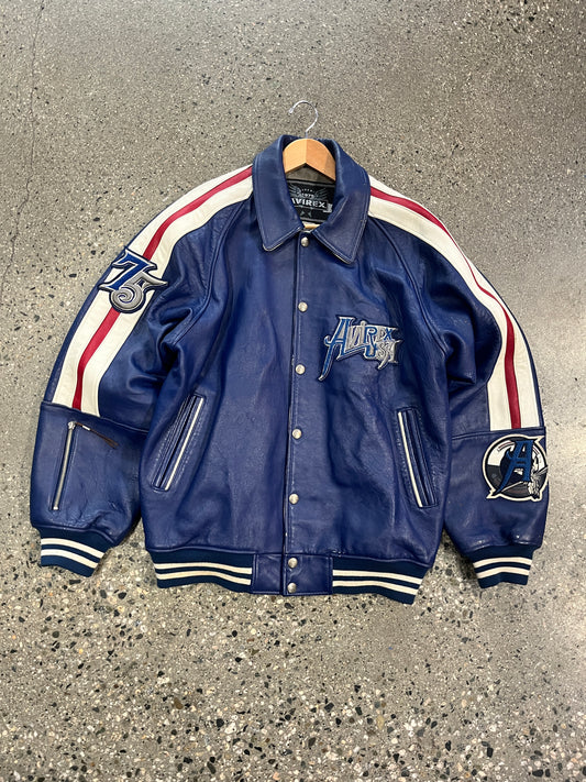 (XL/2X) 90s Avirex USA Varsity Leather