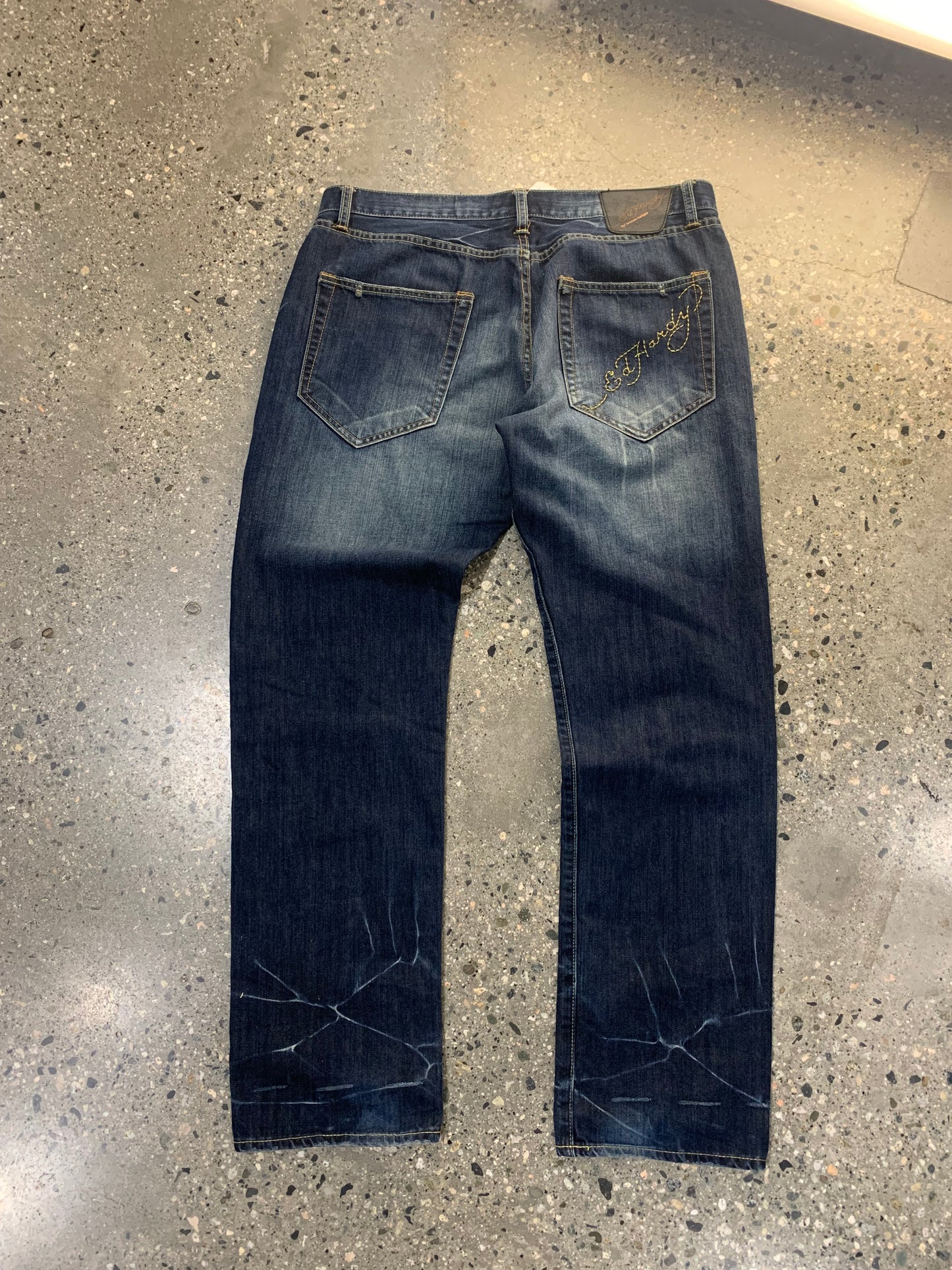 (38”) Ed Hardy Script Jeans