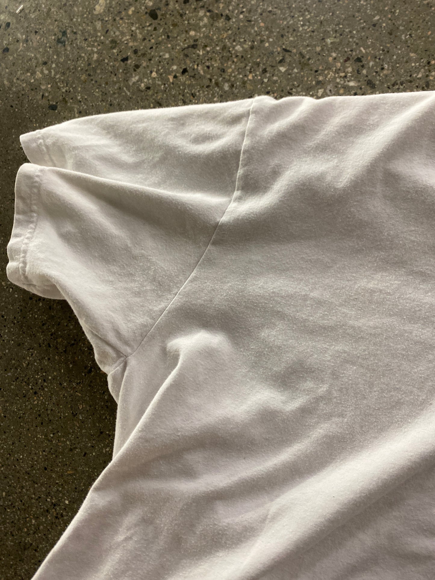 (L) Stussy White Doublesided Tee