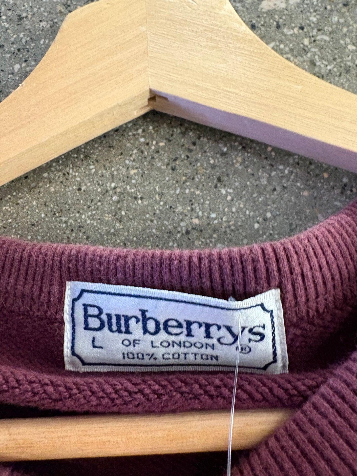 Burberry London Crewneck Script