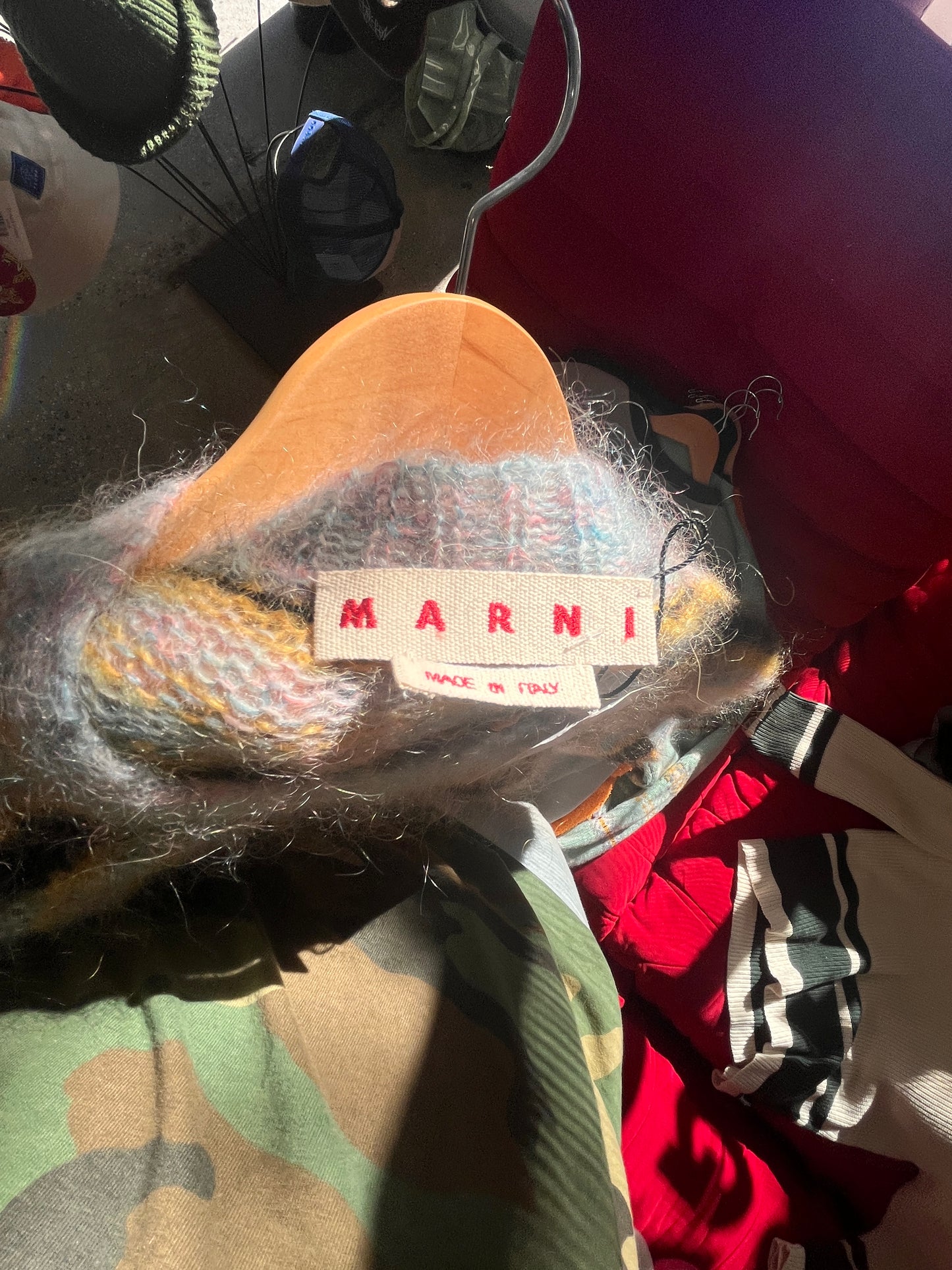 (L) Marni Brand new Mohair Pullover Knit