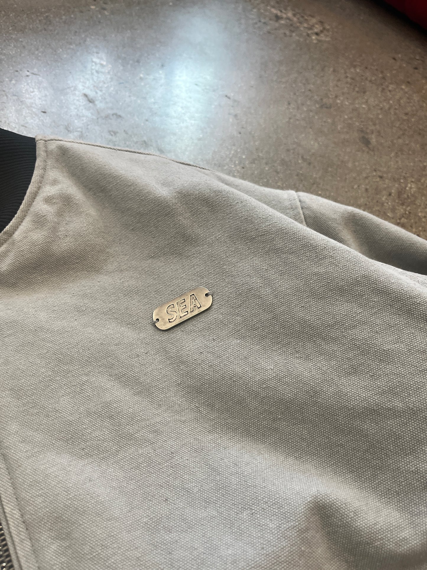 (XL/2X) BNWT Wind & Sea Washed Canvas Jacket