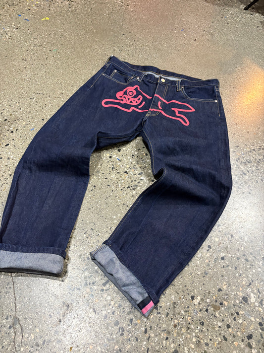 34” Icecream BBC Running Fox Raw Selvedge Jeans