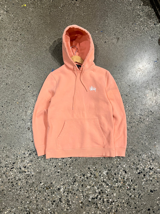 (XS/S) Stussy Salmon Pink Hoodie