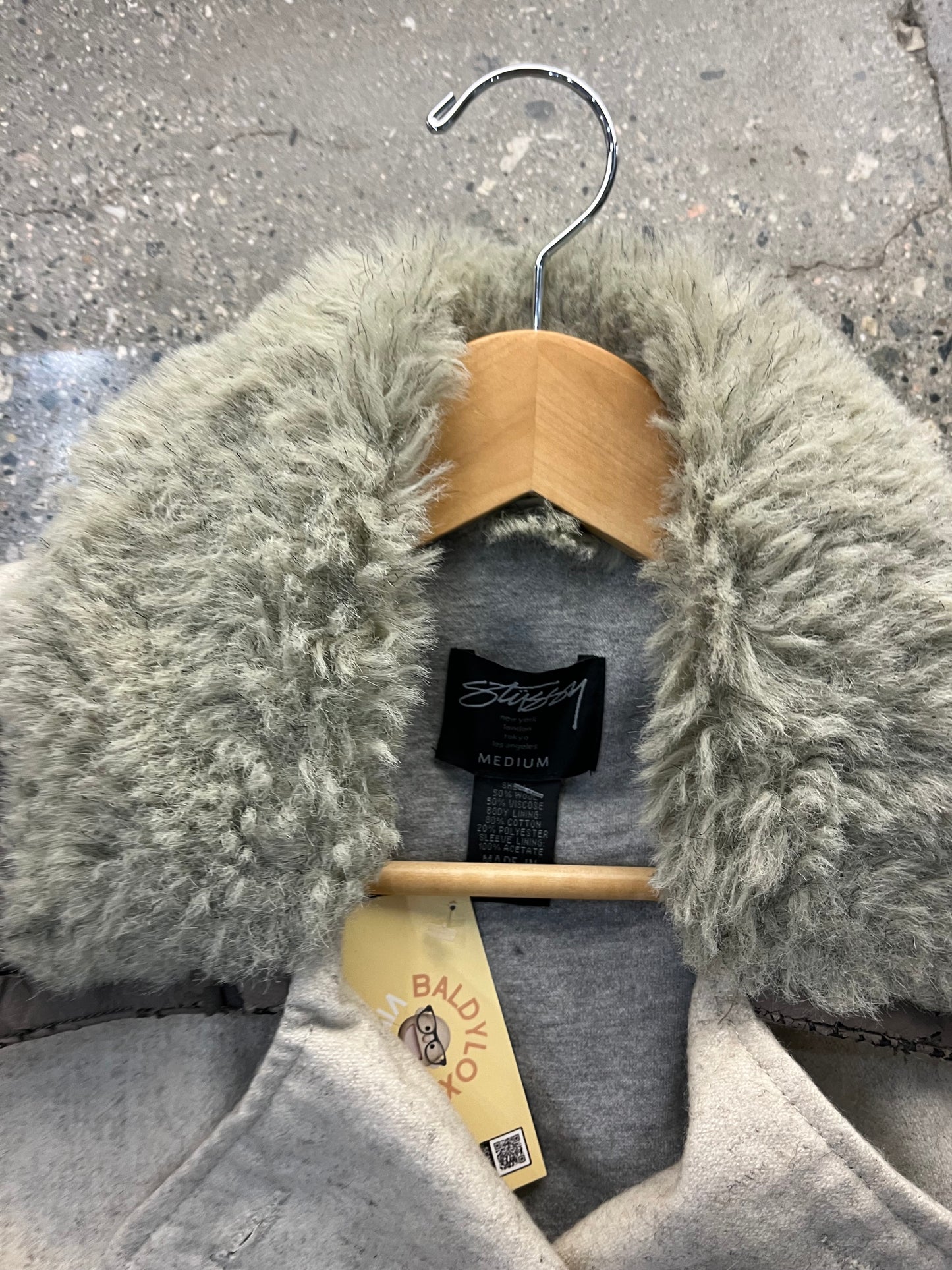 (Womens m ) Stussy Coat