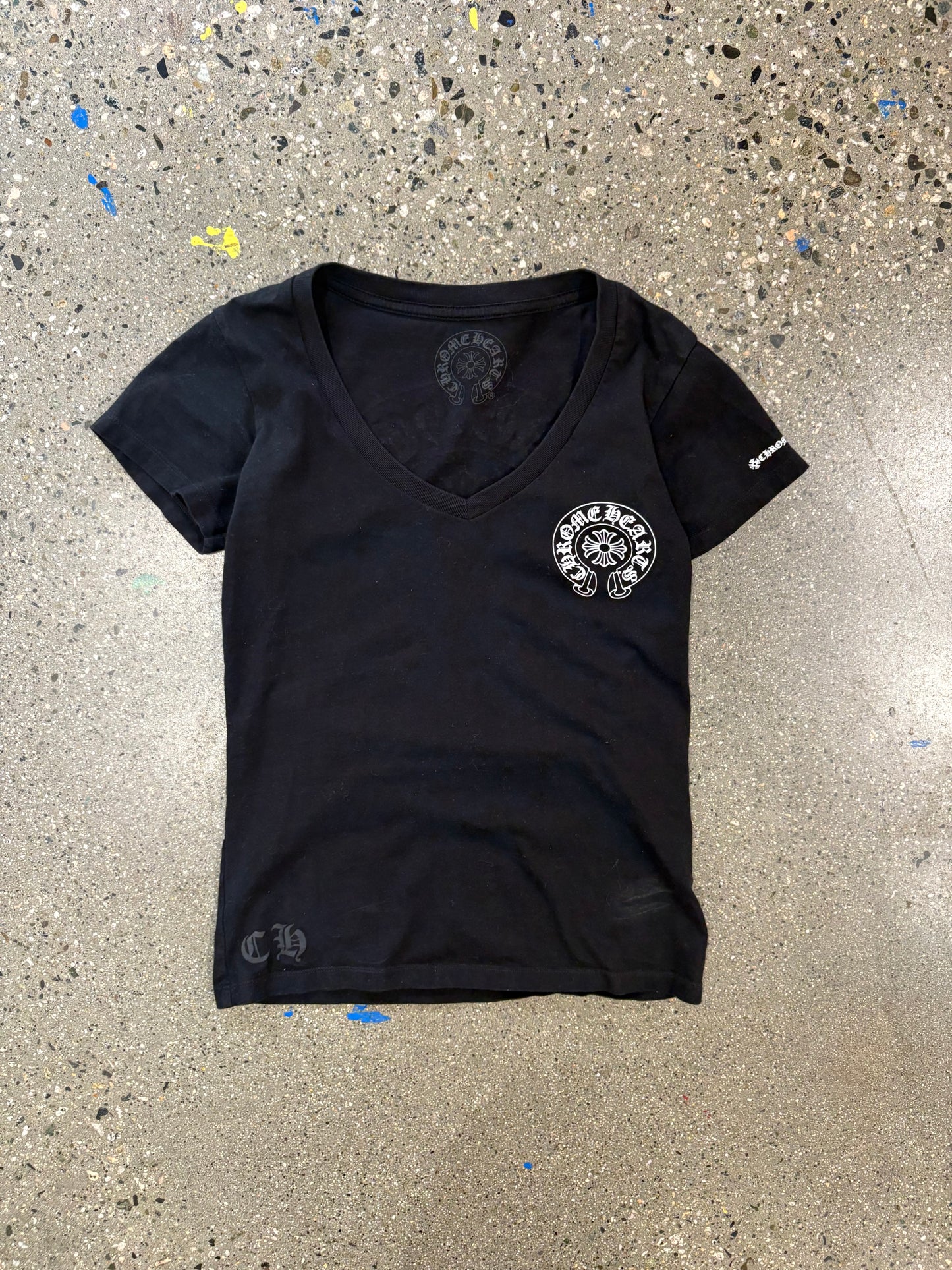 (Xs) Womens Chrome Hearts Baby Tee