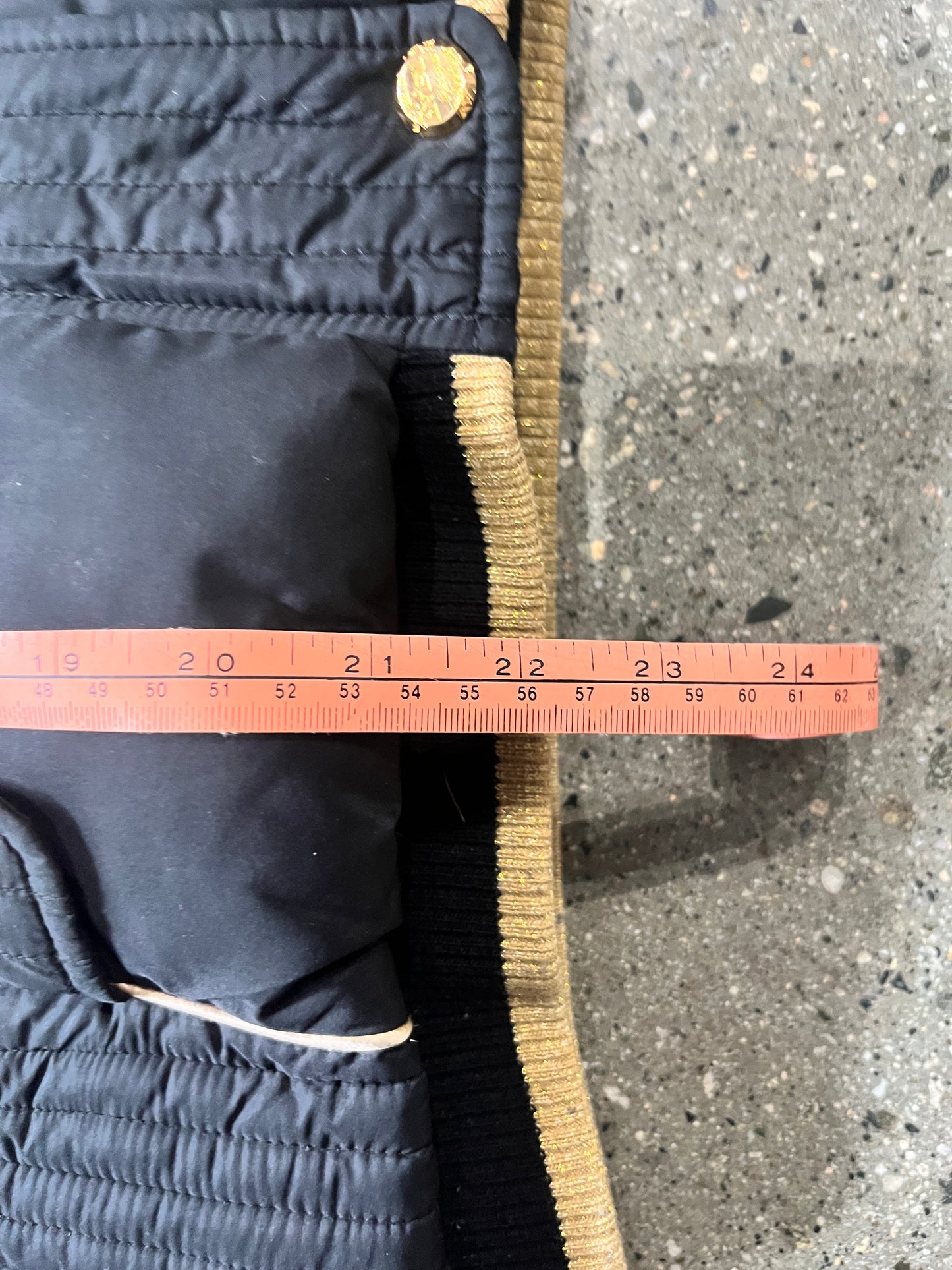 (Womens M) Evisu Puffer with Fur Trim