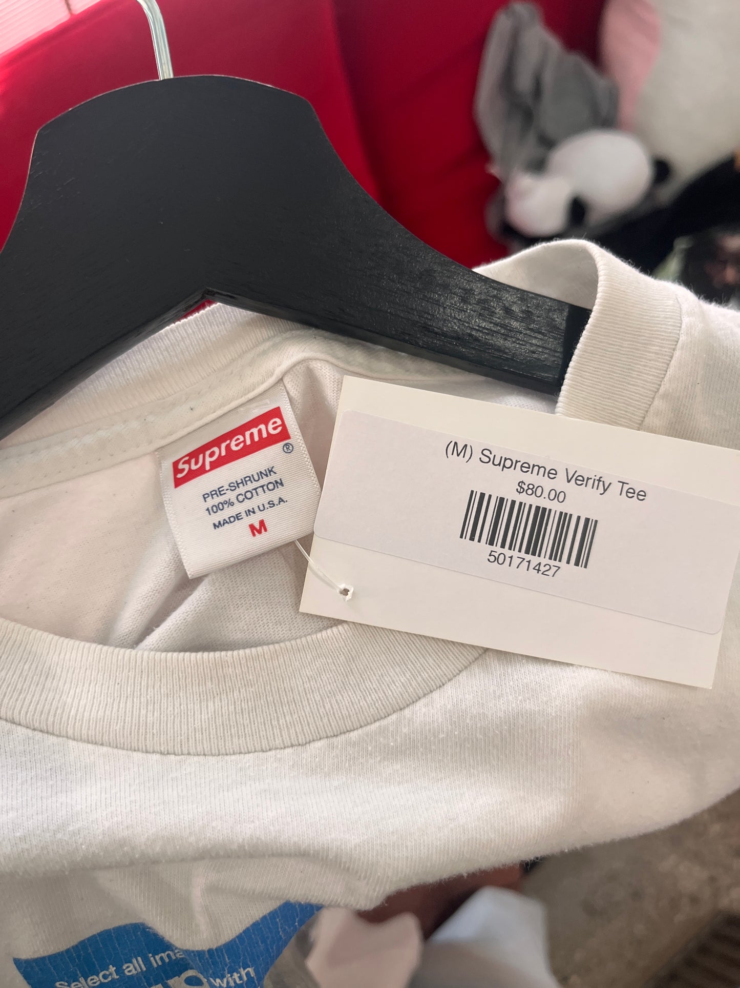 (M) Supreme Verify Tee