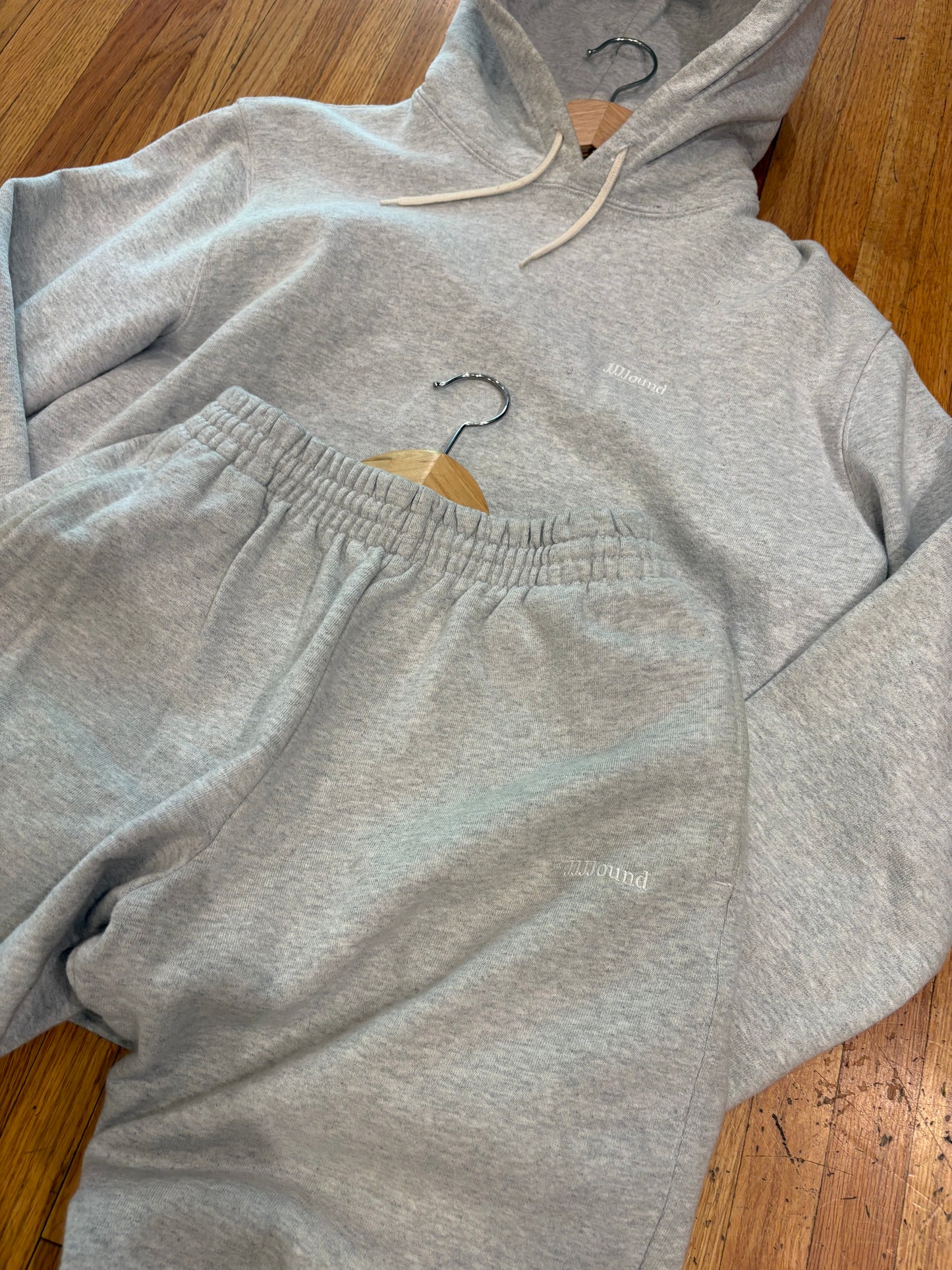 (M) JJJOUND Hoodie Sweatpants Set - Grey