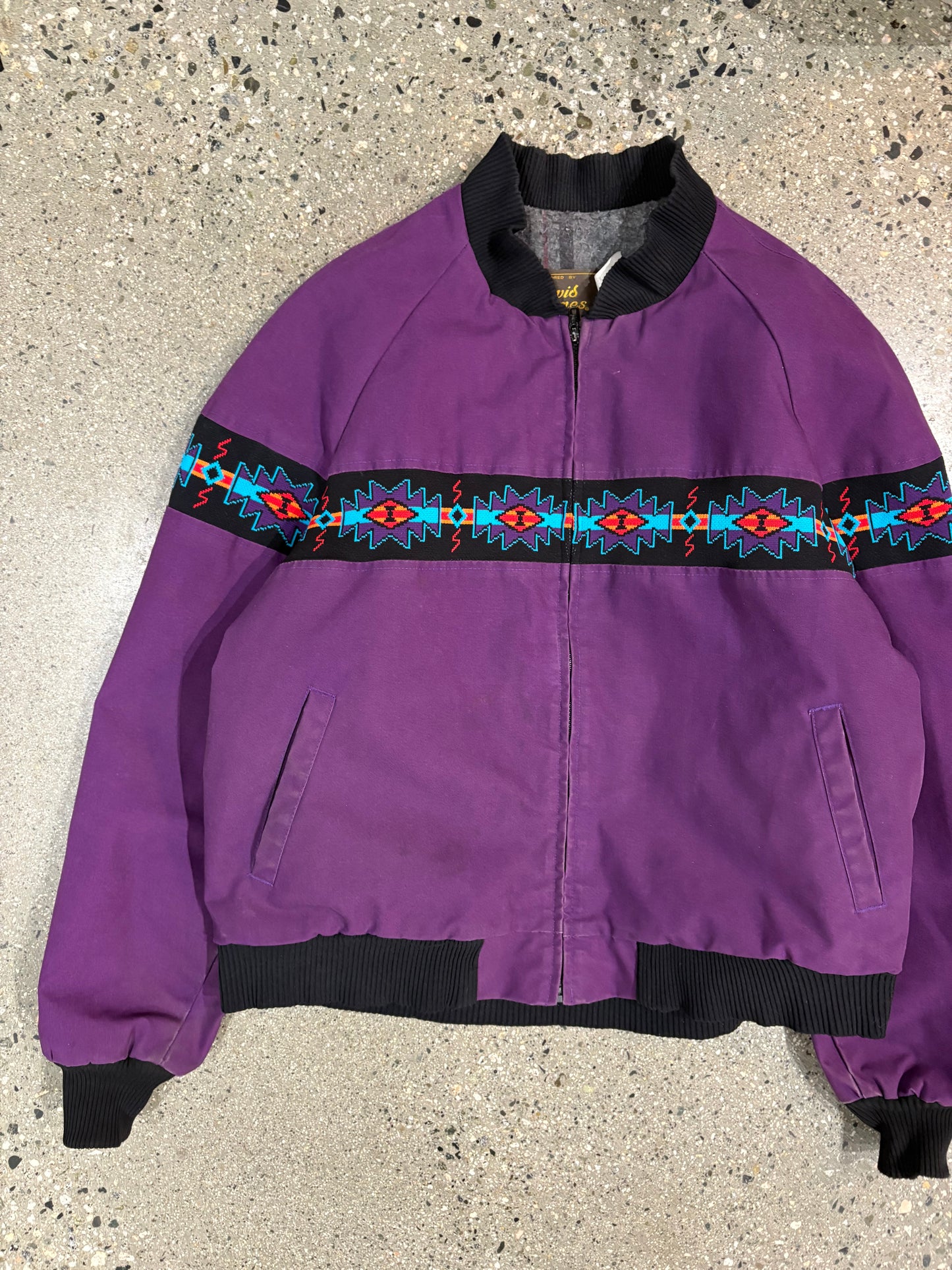 (L) Vintage Workwear Aztec Jacket