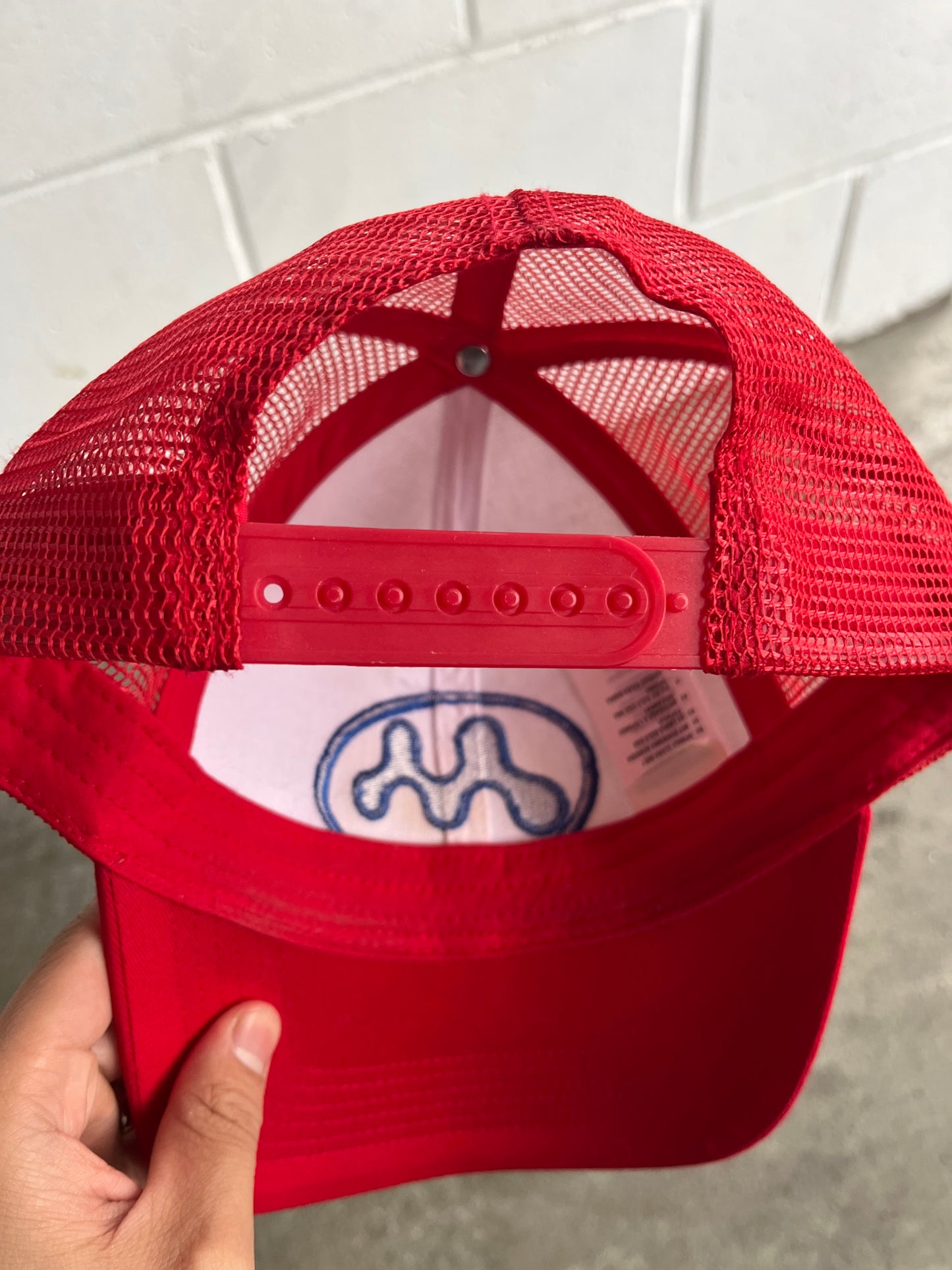 (OSFA) Mowalola Red Trucker