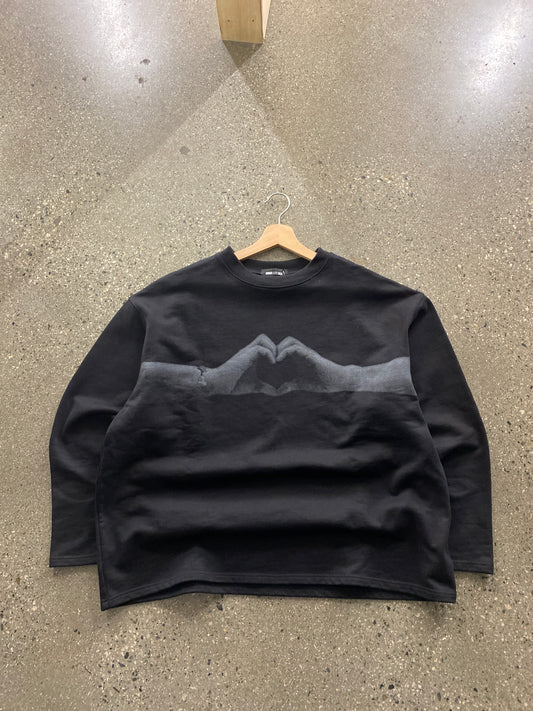 (2X) Wind and sea Sweater Heart