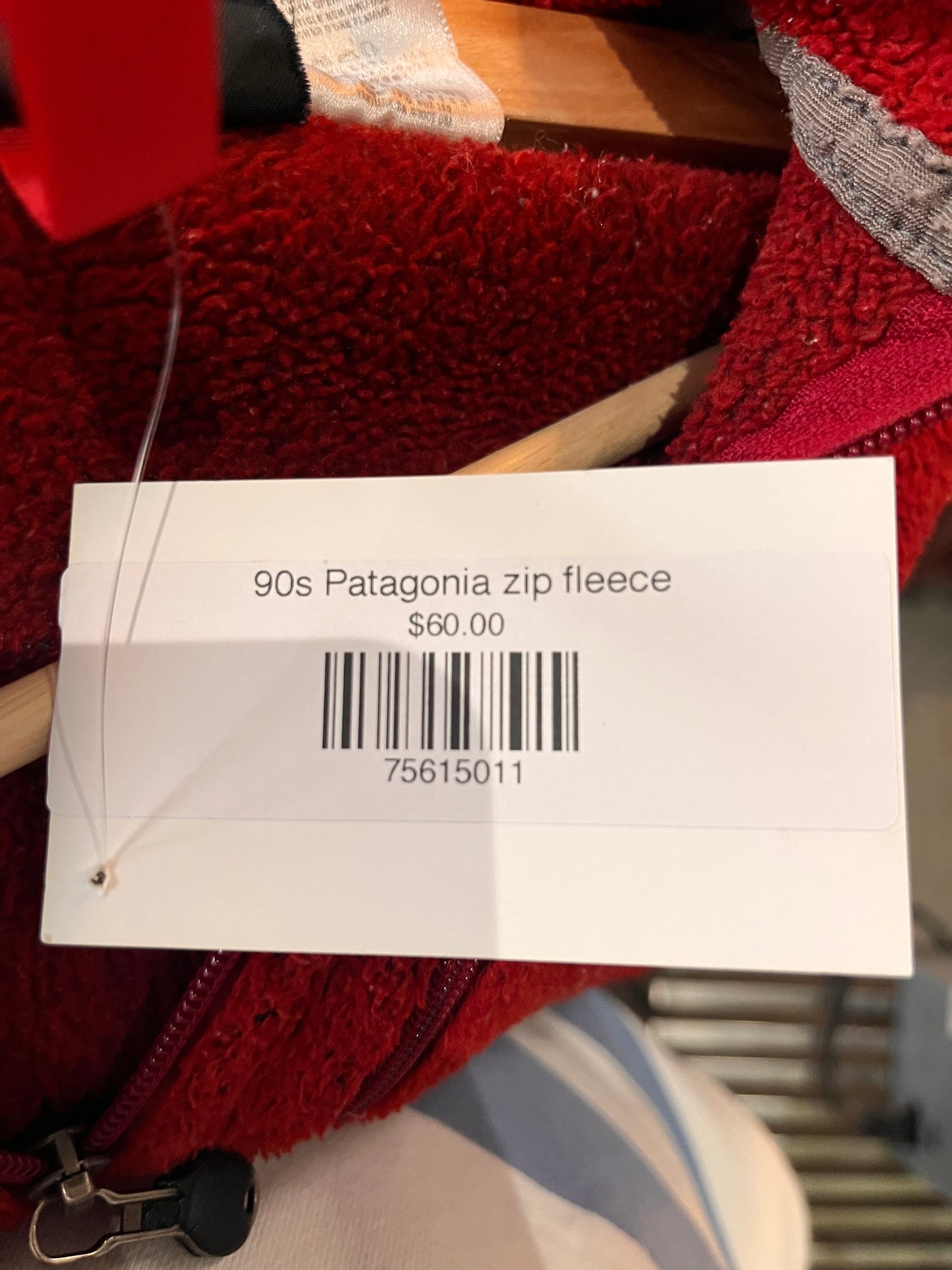 (M) 90s Patagonia zip fleece