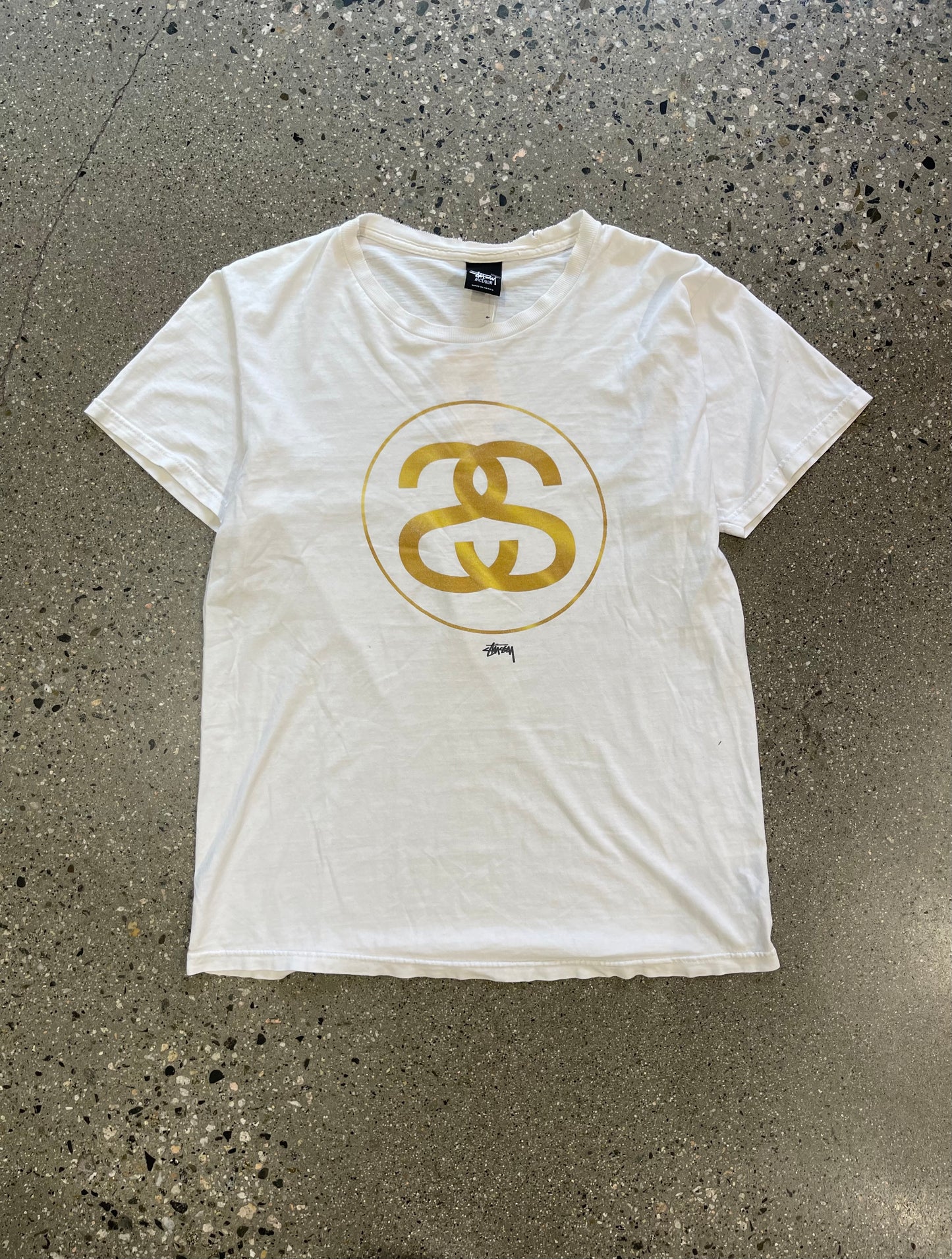 Stussy Gold Print Tee ( as is )