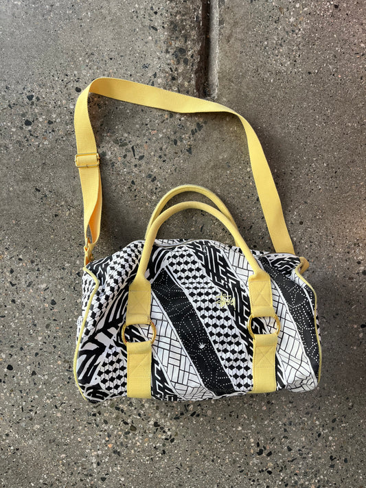 Vintage Stüssy Duffle Bag Abstract Print