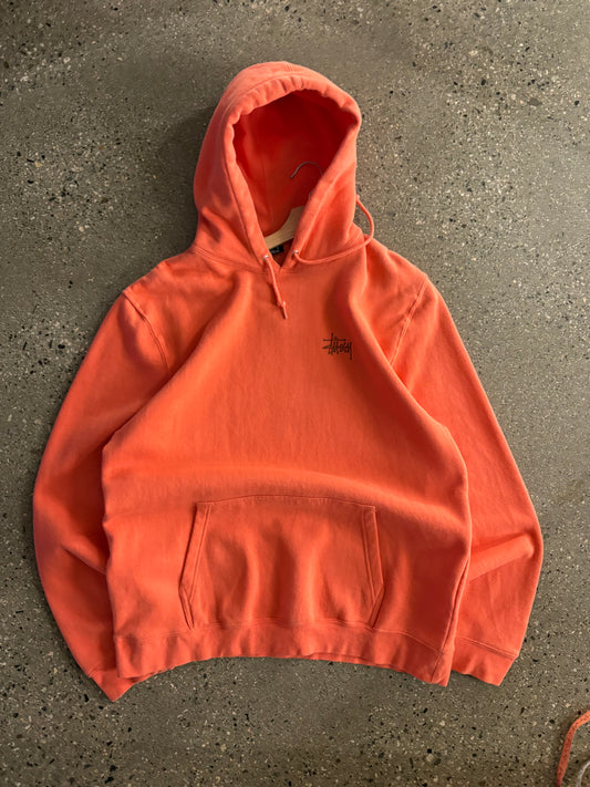 (2XL) Stussy Peach Script Hoodie