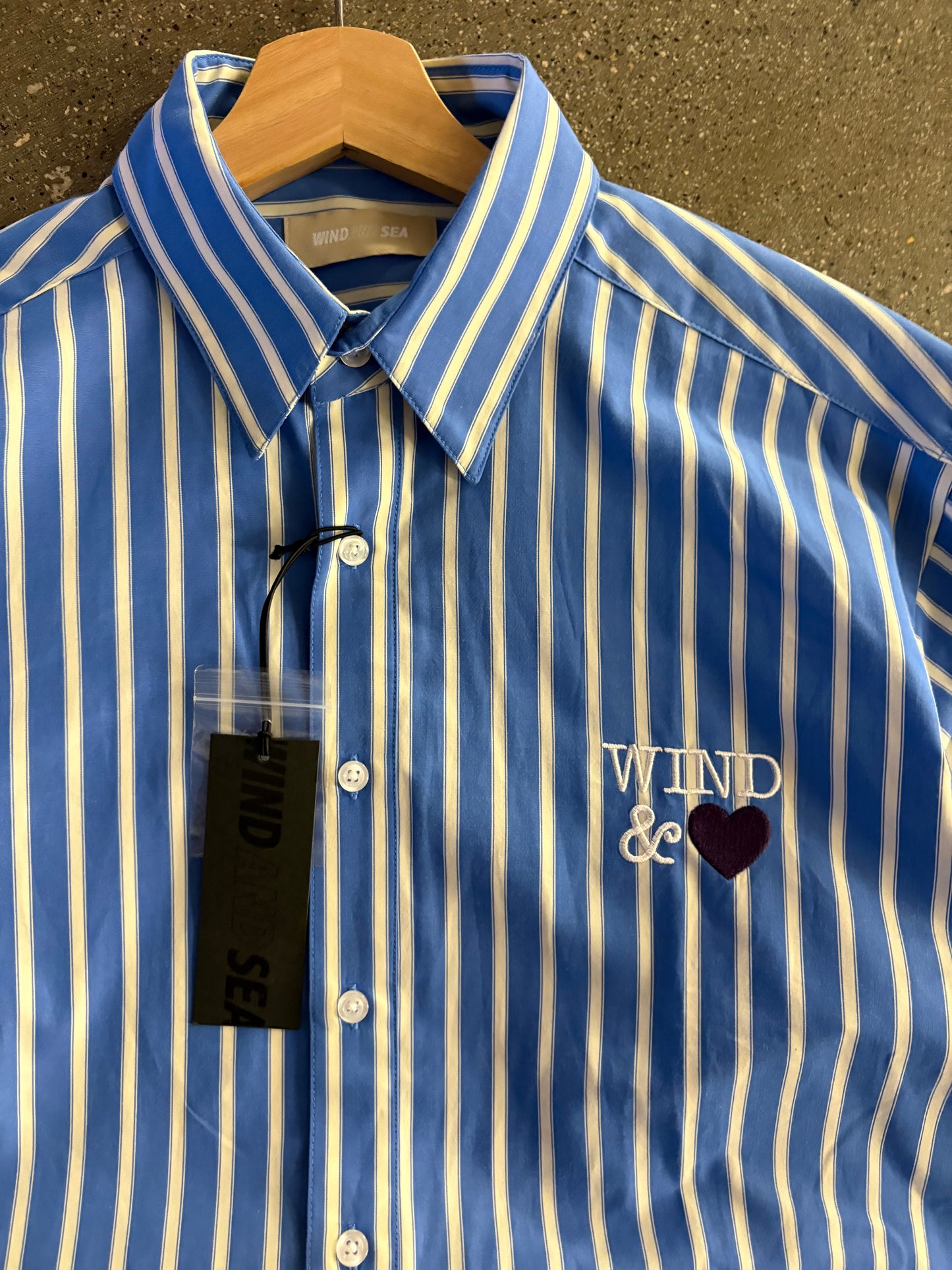 (L/XL) Wind & Sea Plaid Button up