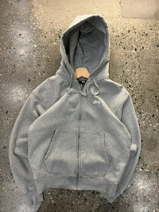 (S/M) Stussy Grey Zip Up