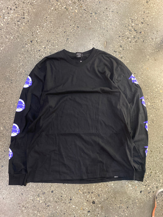 (M) Black Stussy LS