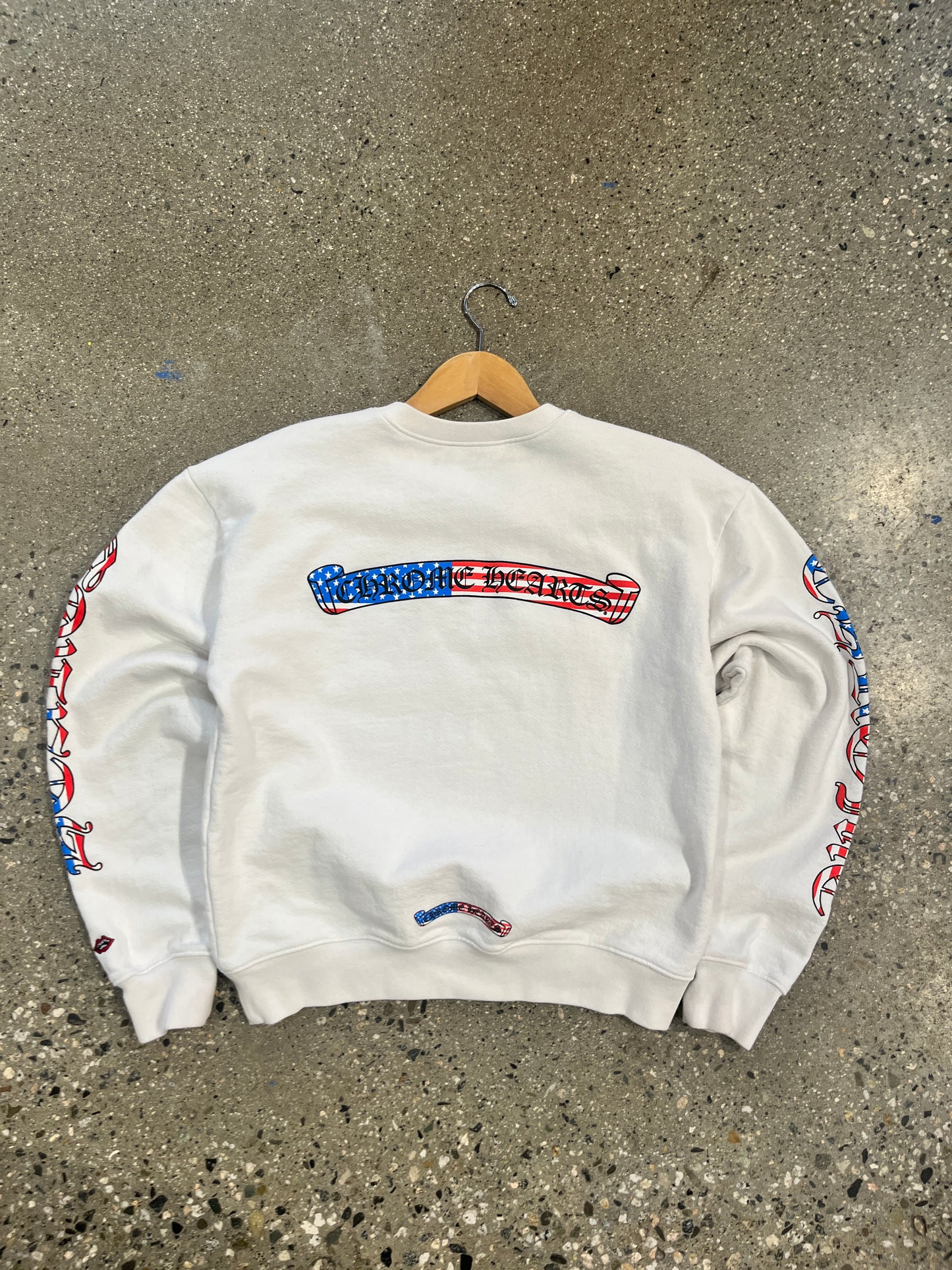 (XS/S) Chrome Hearts Matty Boy America Scroll Script - Made in USA