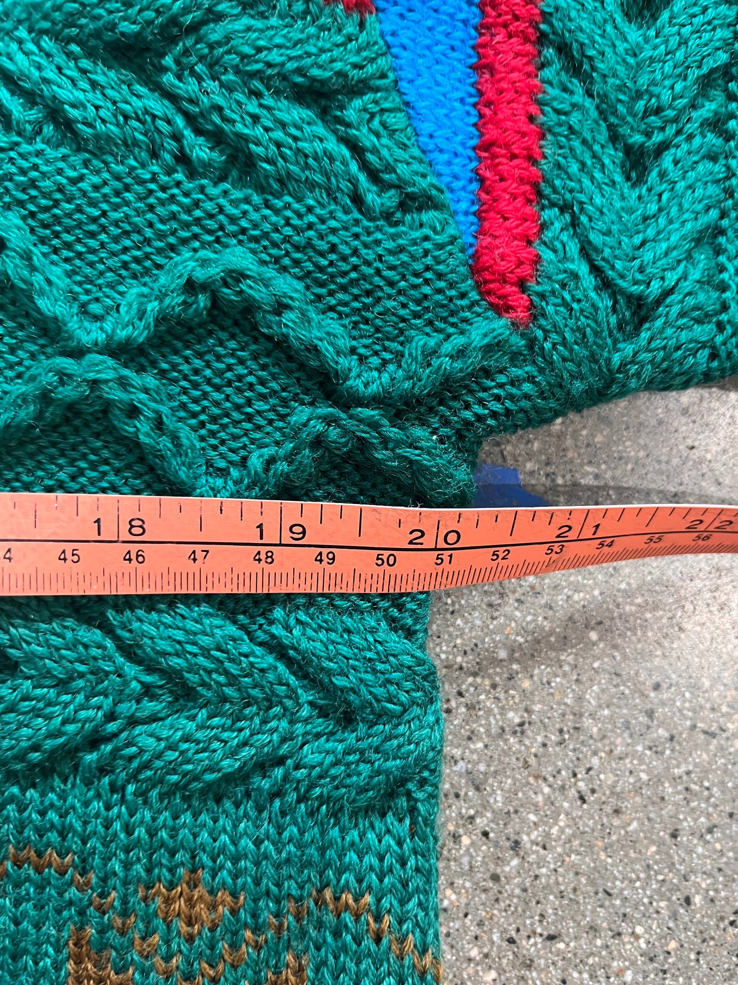 (M) Made in Japan 3D Coogi Style knit