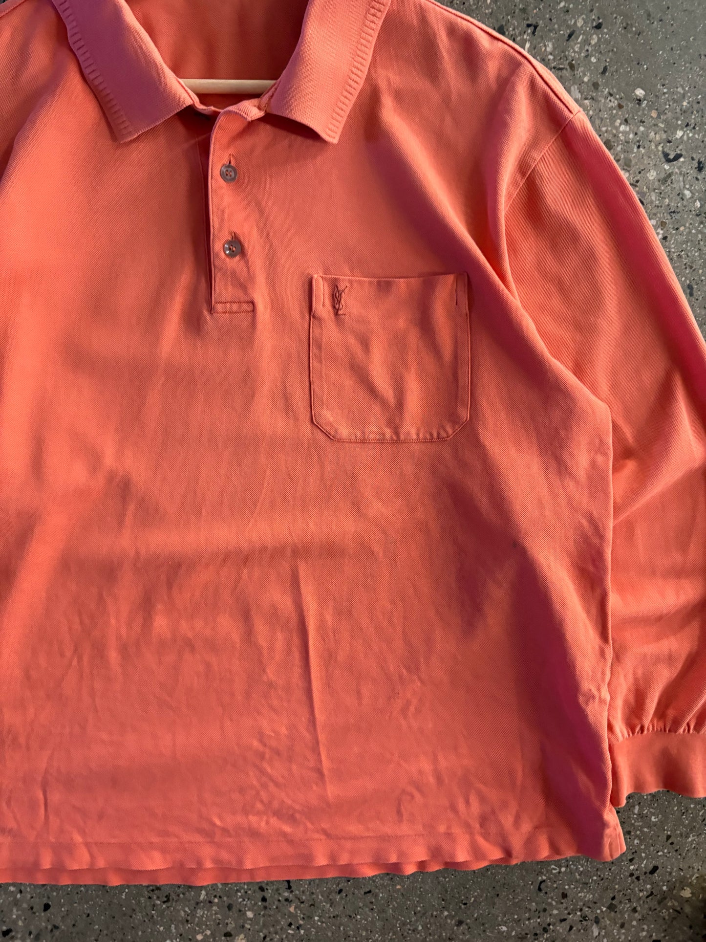 (M/L) 1990s YSL Rugby Polo