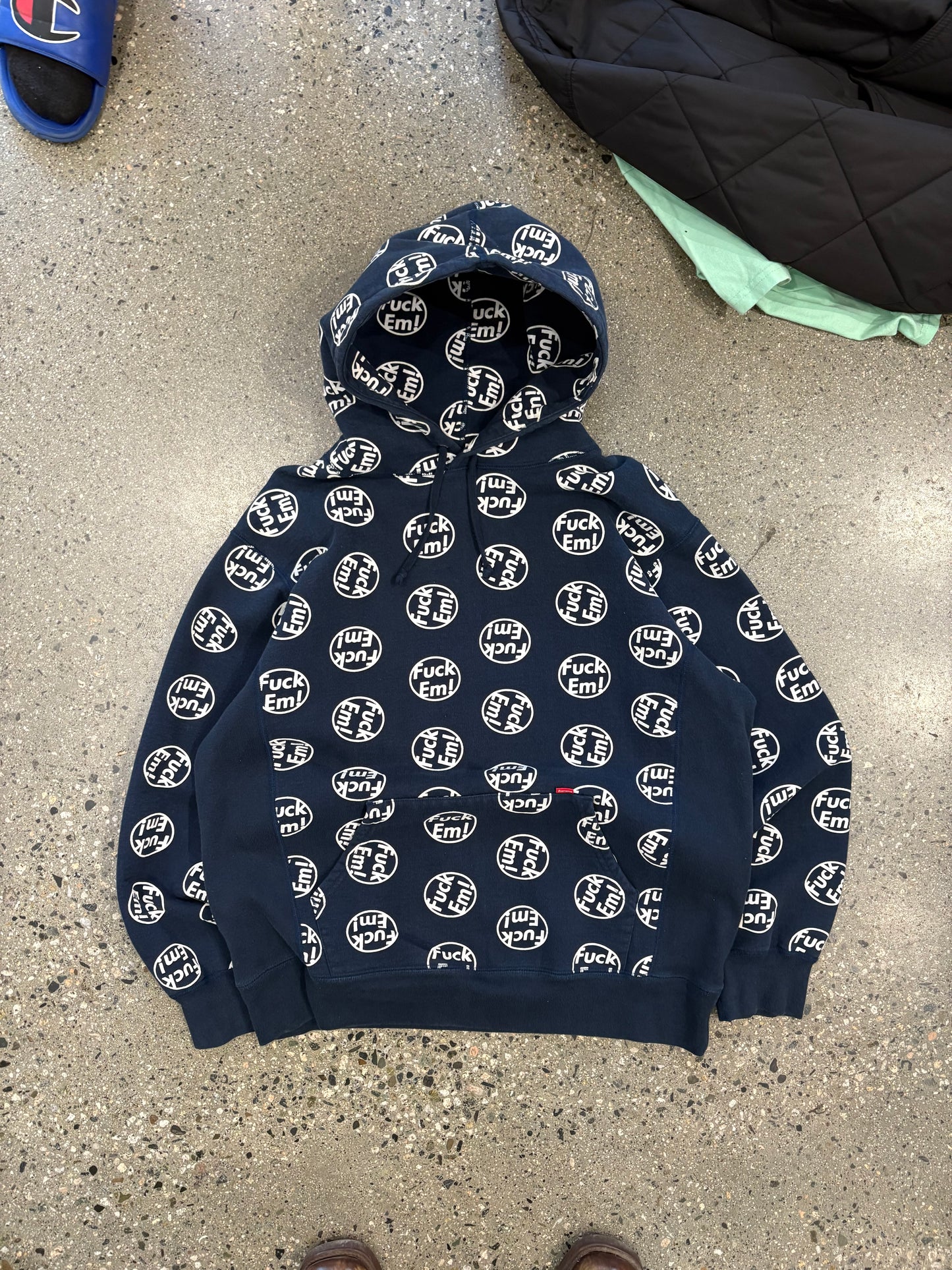 (M) FW14 f*ck em supreme hoodie