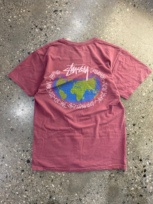 (S) Stussy Dyed Globe Tee